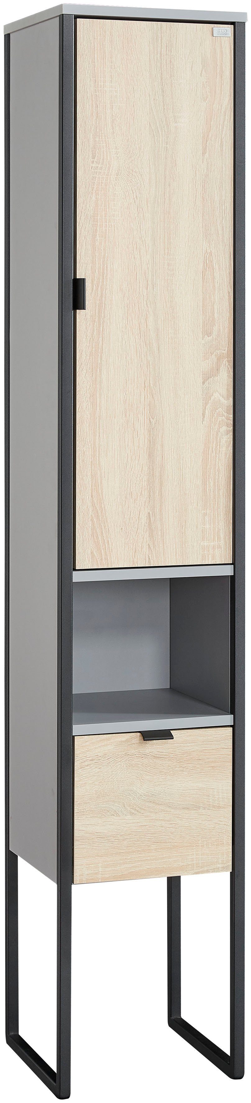 products braun Eiche | für cm Hochschrank OTTO sonoma Breite 31,5 Netta Bad, das Optik