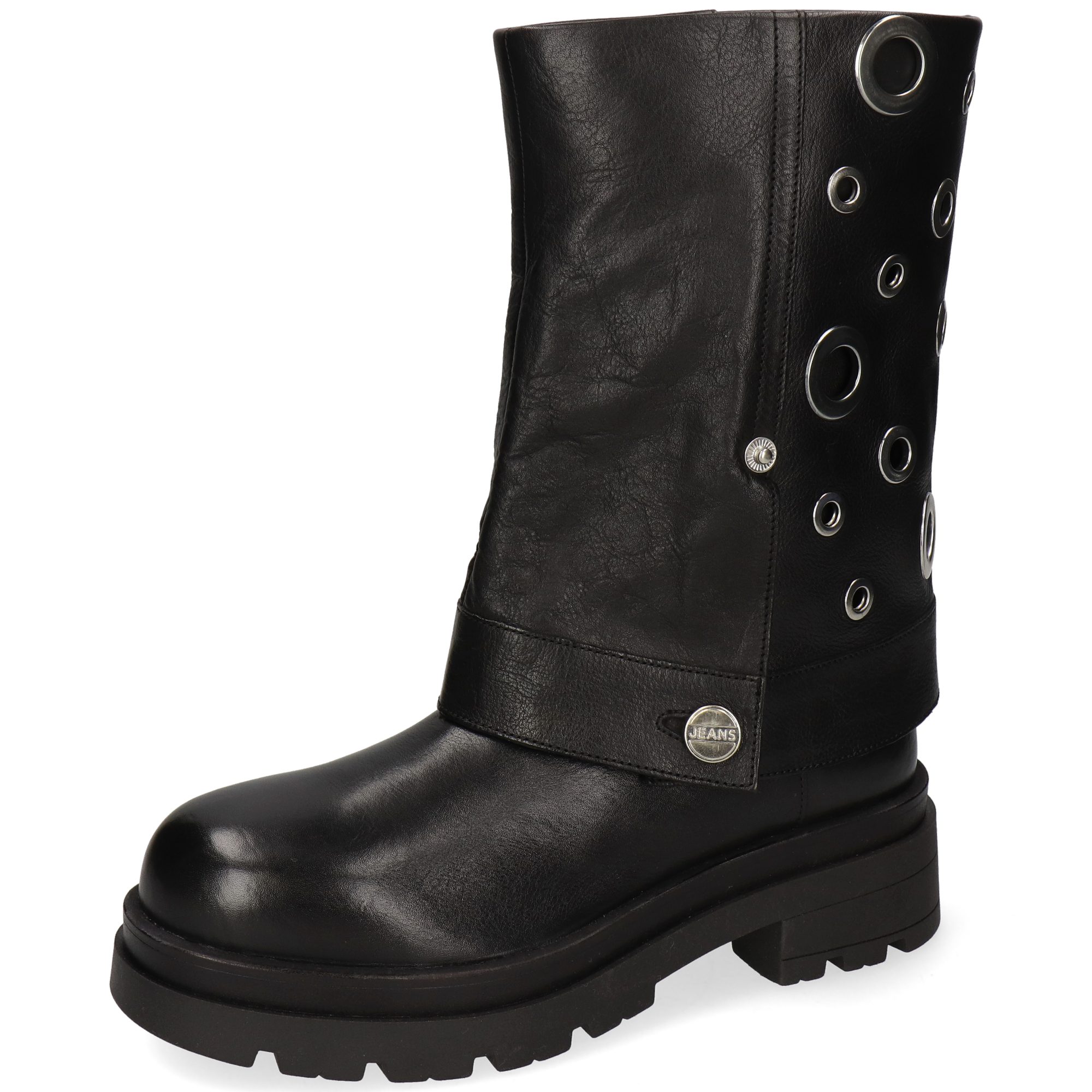Melvin & Hamilton Peyton 4 Leder-Stiefeletten für Damen Stiefelette Block-Absatz, Echtes Leder, Vegetabile Gerbung