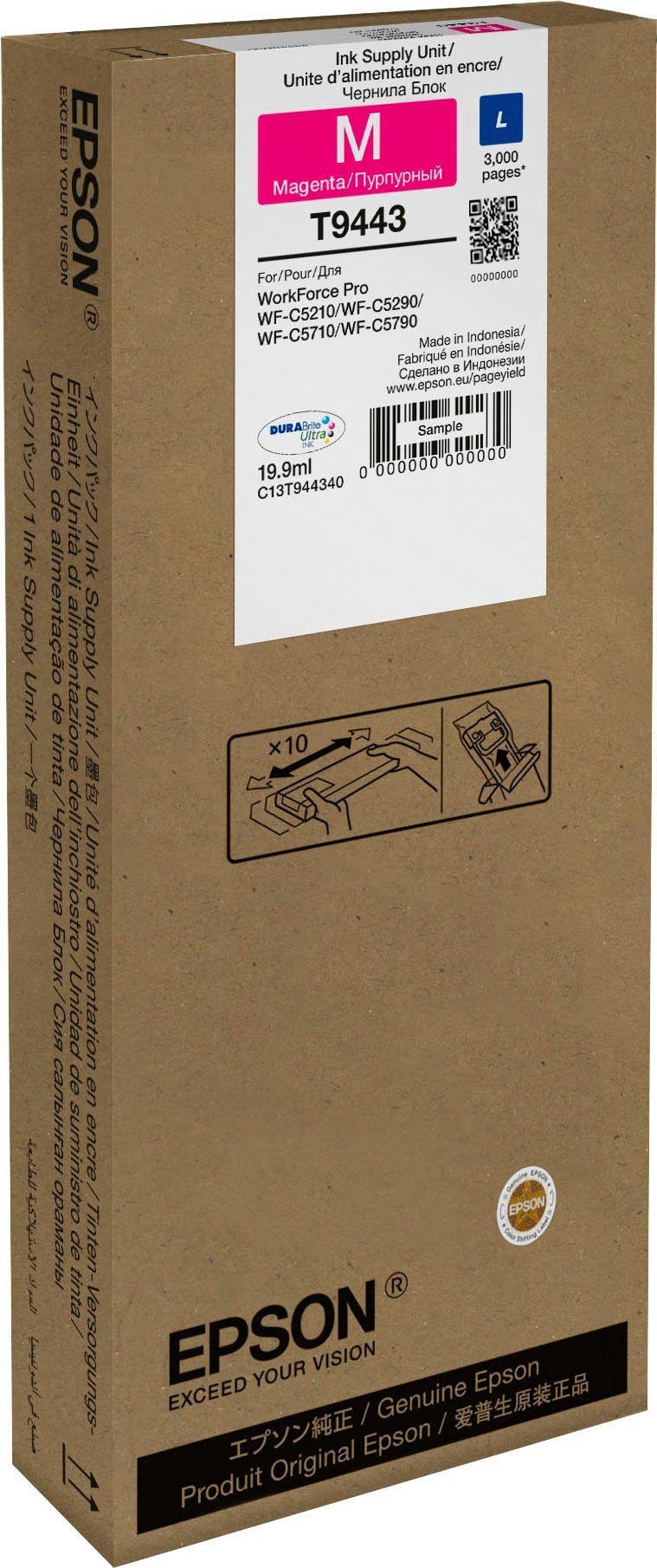 Tintenpatrone Druckerpatrone (original magenta) Epson T9443 T9443