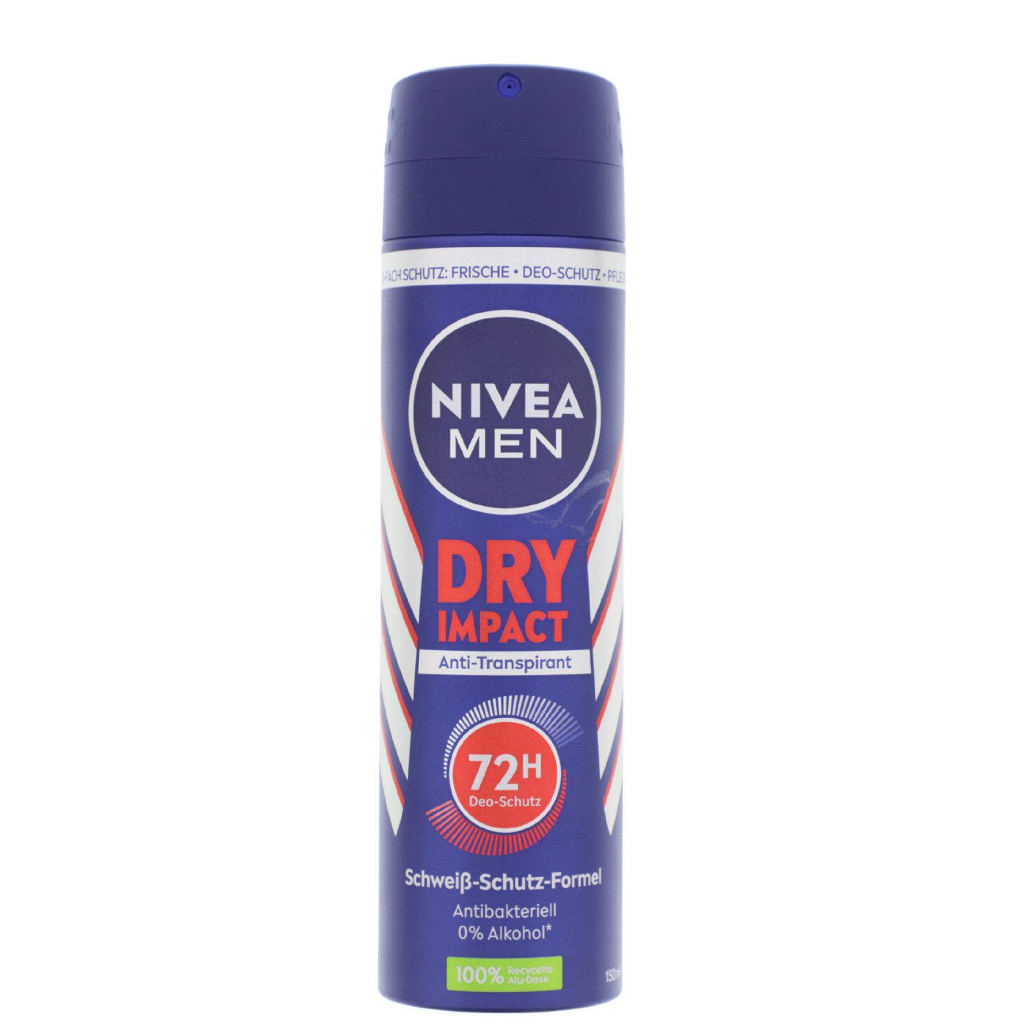 Nivea Deo-Spray NIVEA MEN Dry Impact Deo Spray 150ml Deo 72h Schutz frischer Duft