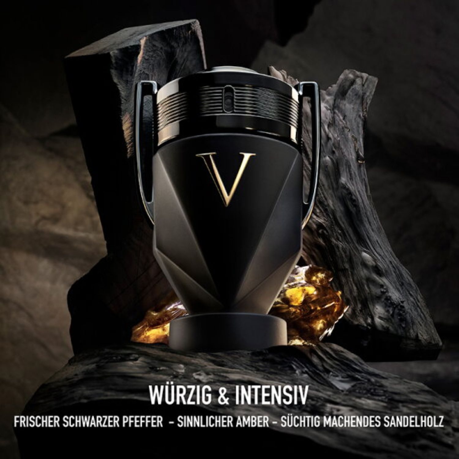 RABANNE Extrait Parfum Invictus Victory Absolu Parfum, Männerduft, langanhaltender Duft