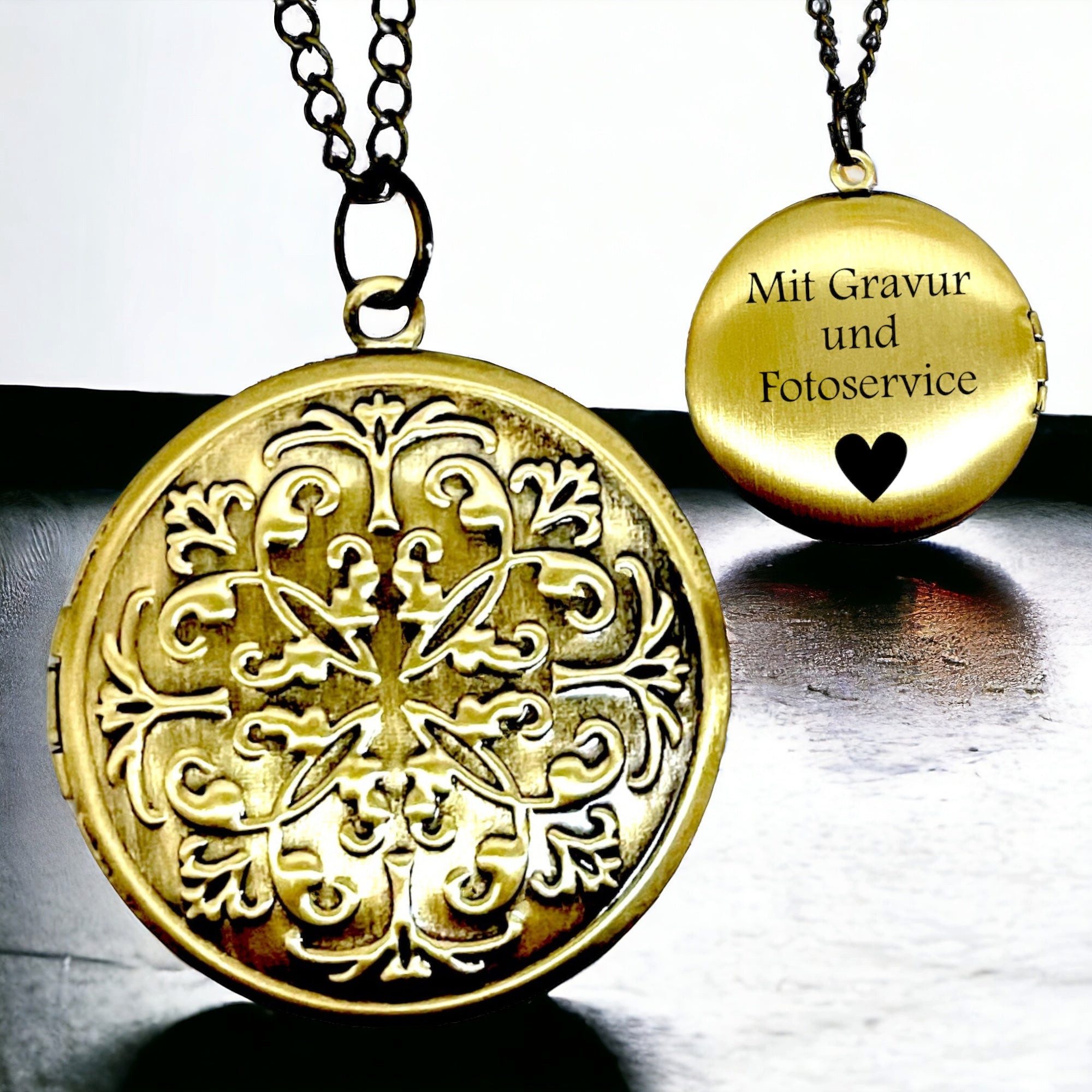 MadamLili Kette mit Gravur MARRAKESCH II Fotomedaillon Kette-Personalisierb günstig online kaufen