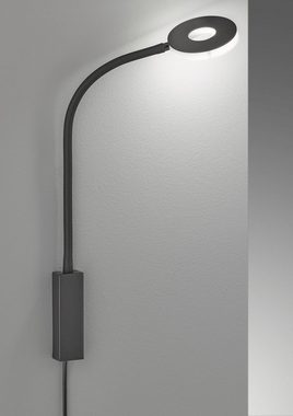 FISCHER & HONSEL LED Wandstrahler Cama, Ein-/Ausschalter, LED fest integriert, Warmweiß