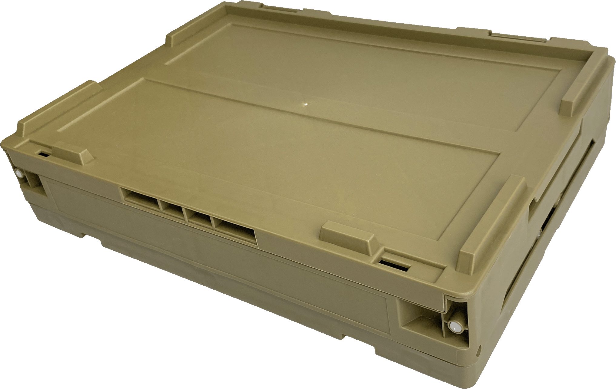 Berger & Schröter Faltbox,Outdoorbox, Multibox, Kunststoff PP, Größe M, Stapelbar, Kombinierbar, Platzsparend zusammenklappbar