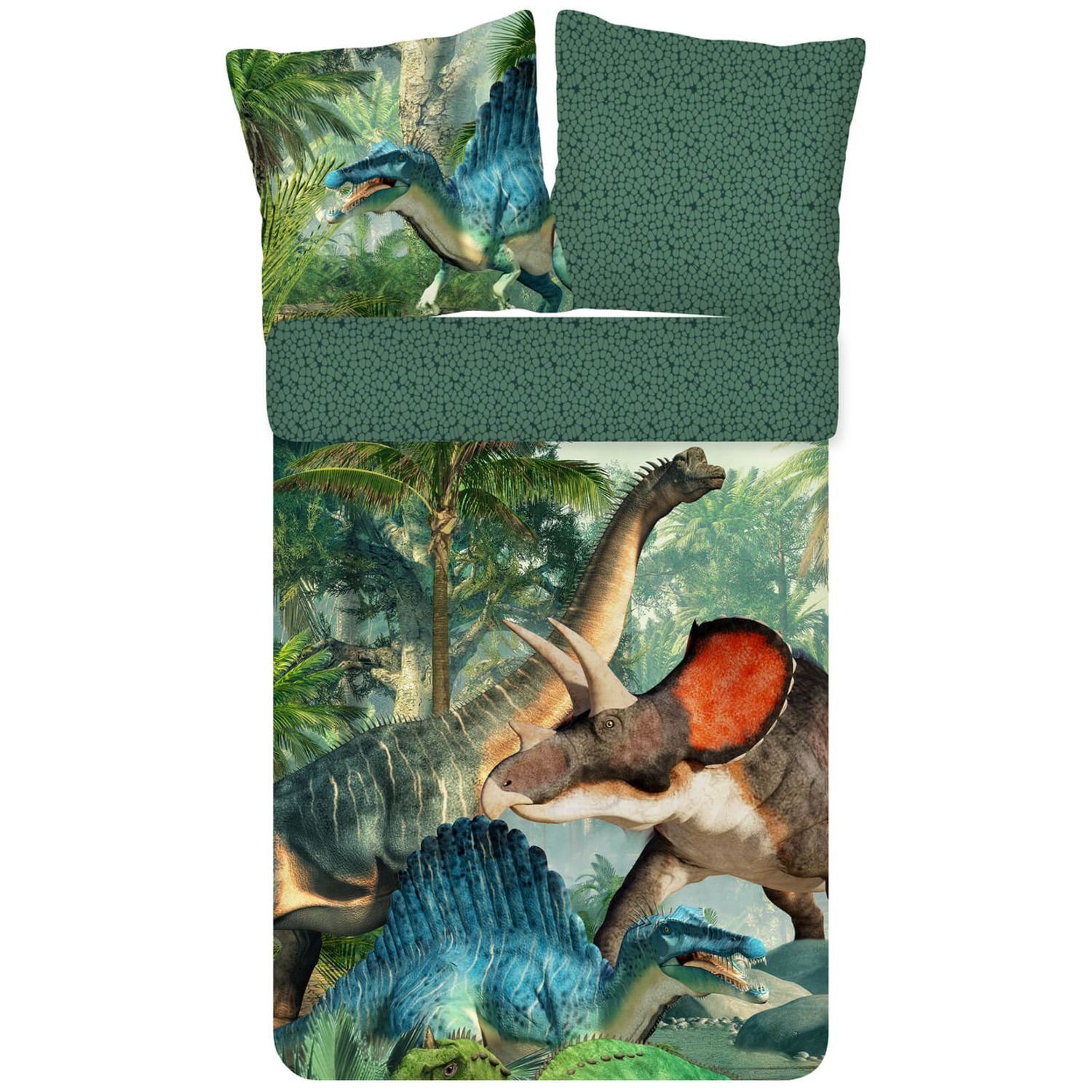 ESPiCO Kinderbettwäsche Dinos Trendy Bedding, Renforcé, 2 teilig, Dinosauri günstig online kaufen
