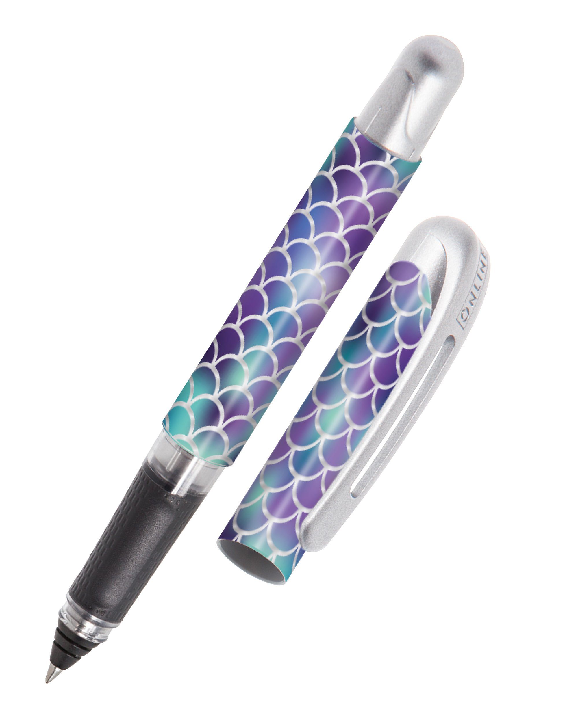 Online Pen Tintenroller College Tintenpatronen-Rollerball, ergonomisch, ideal für die Schule, hergestellt in Deutschland Shiny Dreams