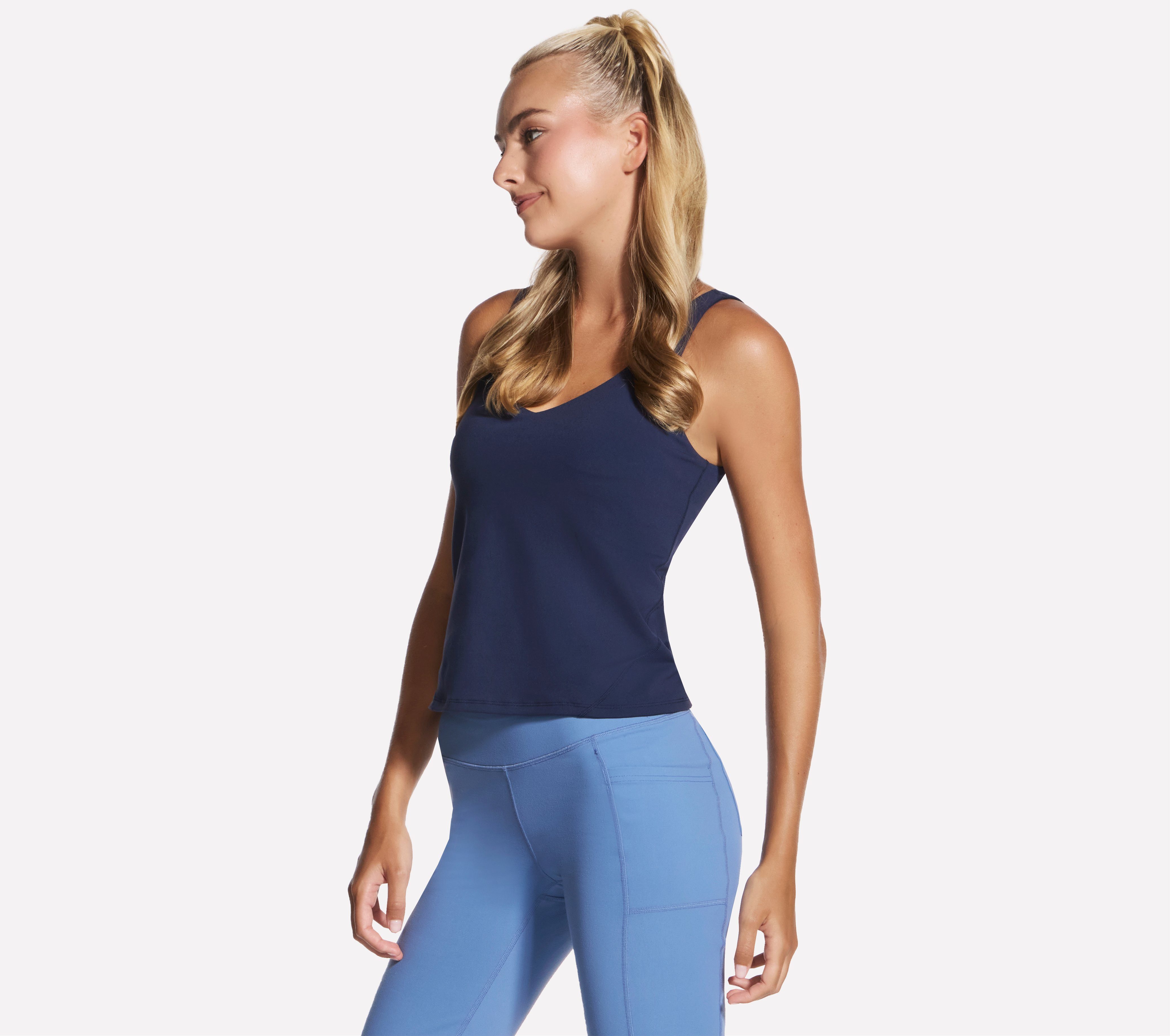 Skechers Sporttop GOWALK EVOLUTION TANK ärmelloser Schnitt, aus Nylon und Elasthan