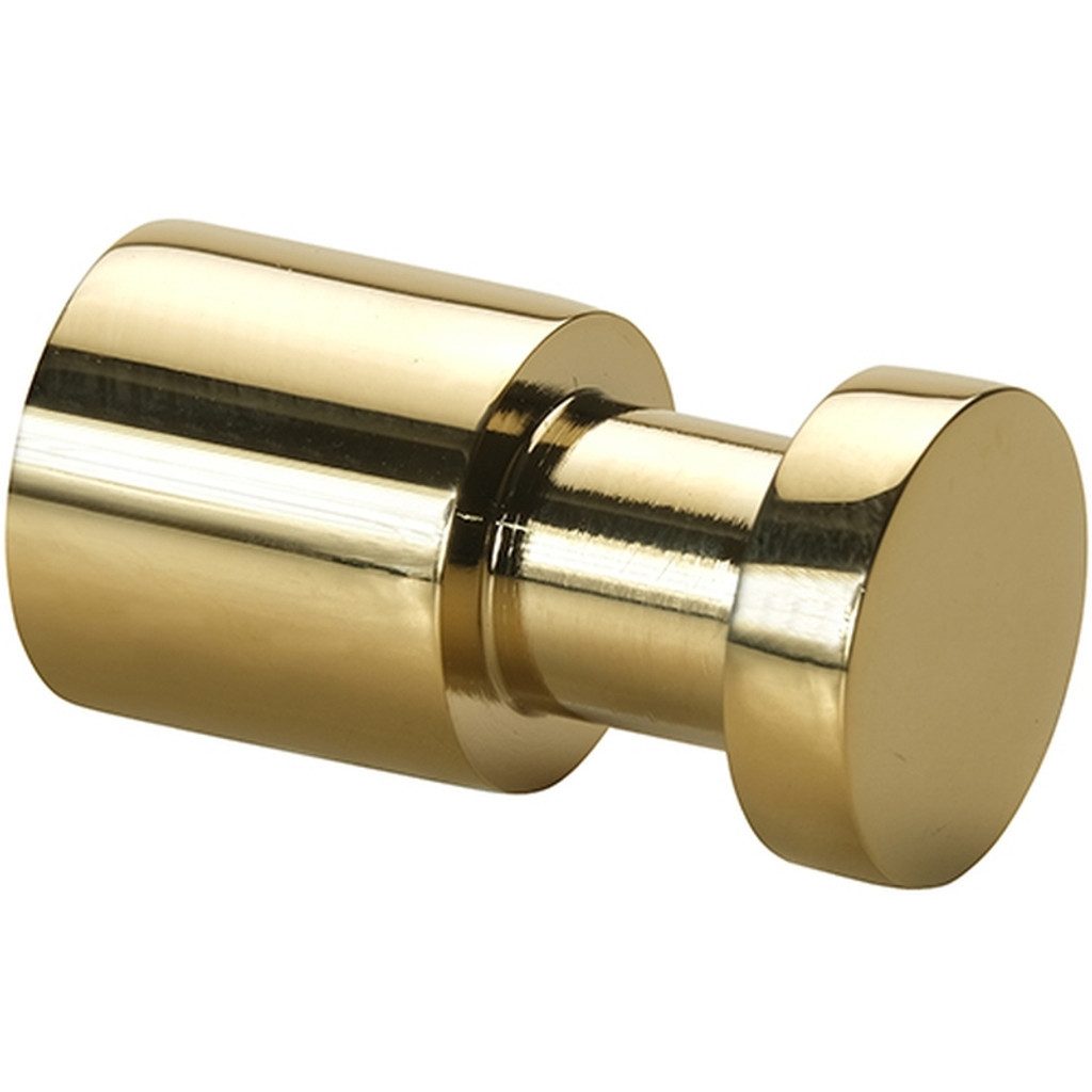 BRILLANTBAD® Kleiderhaken BILLO Kleiderhaken Messing Gold poliert für Bad & Küche >> Bohren, Einfach zu installieren mit beiliegendem Schrauben- & Dübelset