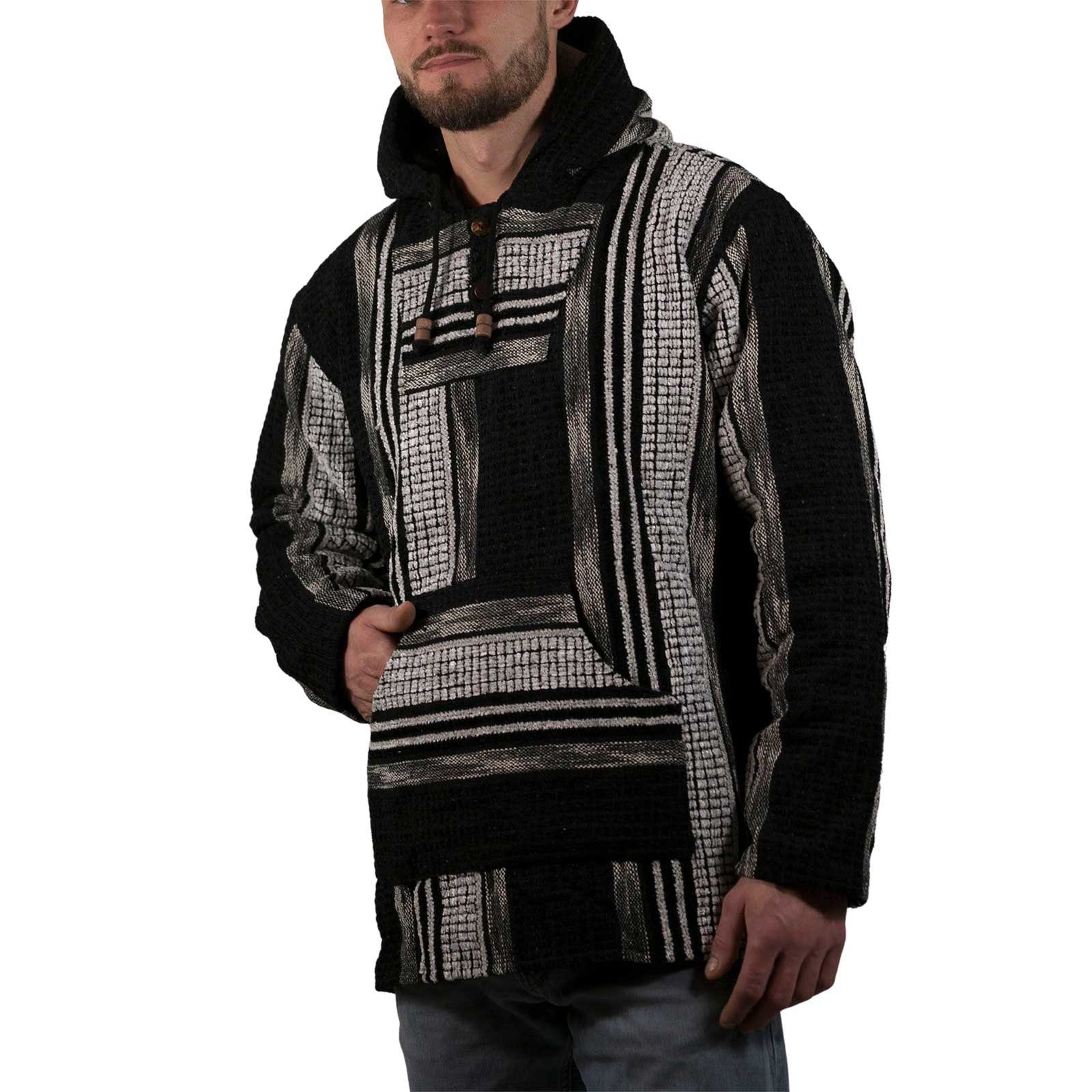 KUNST UND MAGIE Hoodie Bunt Kapuzenpulli Kapu Baja Jerga Hoodie+Kapuze&Kängurutaschen Hippie