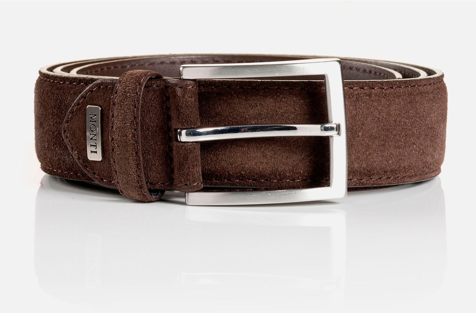 MONTI Ledergürtel 3,5 cm breit, Business-Casual, günstig online kaufen