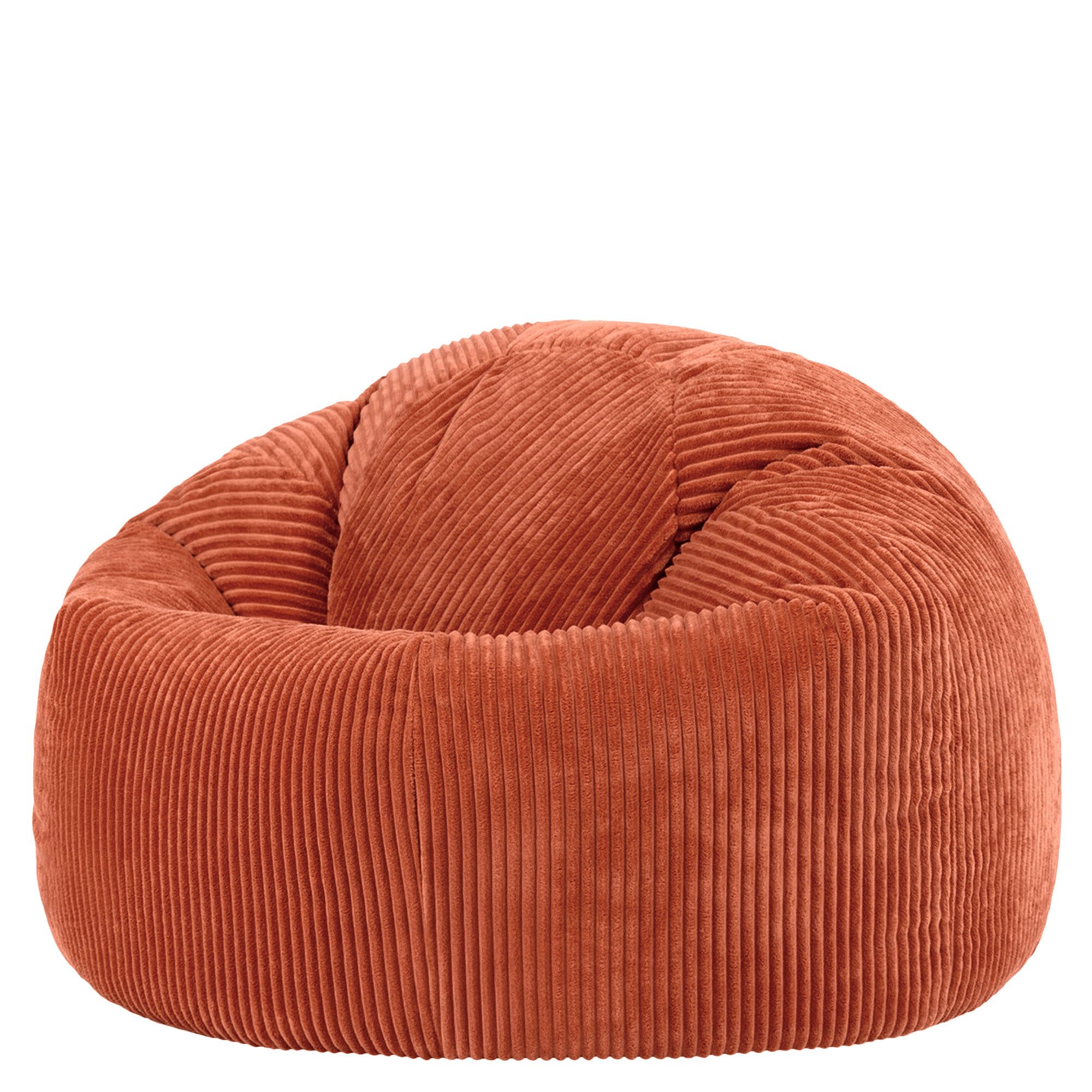 icon Sitzsack Sitzsack Erwachsene aus Cord flauschig „Kingston“, 85x50cm, Made in Germany, für Erwachsene & Kinder, mit Füllung von ICON