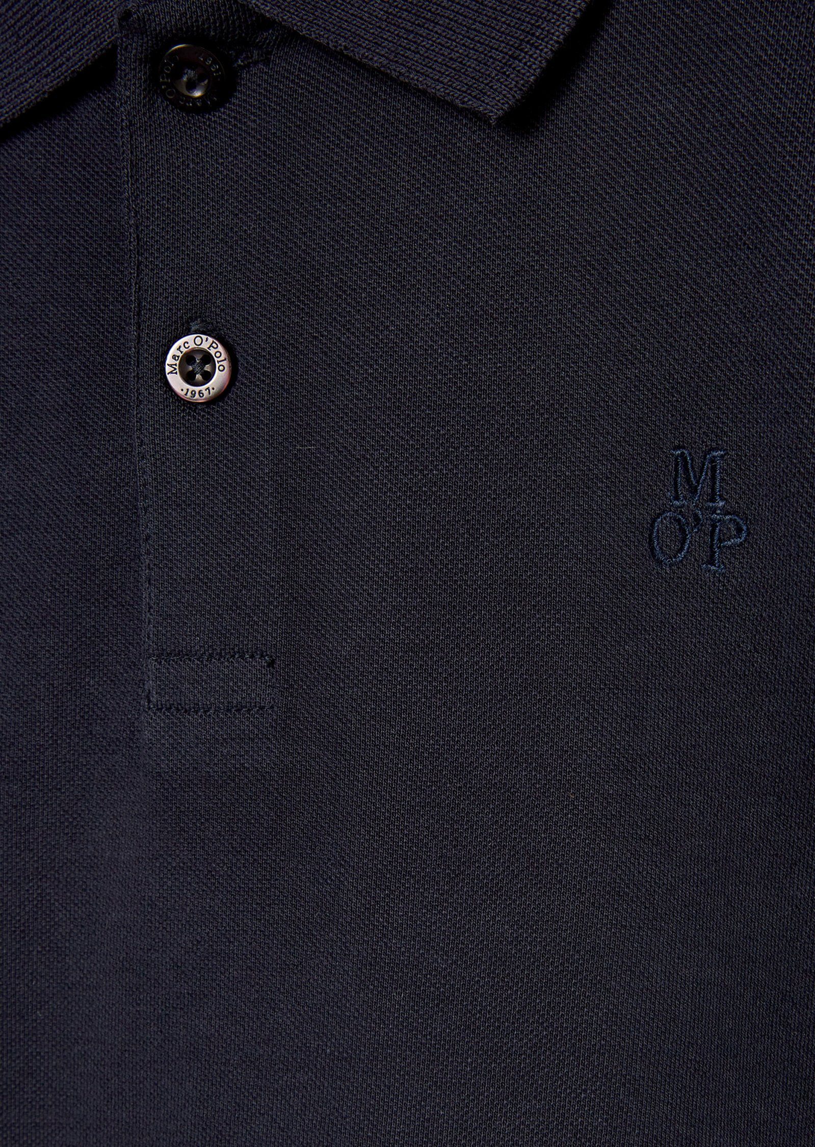 Marc O'Polo Bio-Baumwolle reiner Poloshirt aus