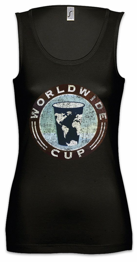 Tanktop Worldwide Cup Ärmelloses Damen T-Shirt Ian Lip Philipp Ian Debbie