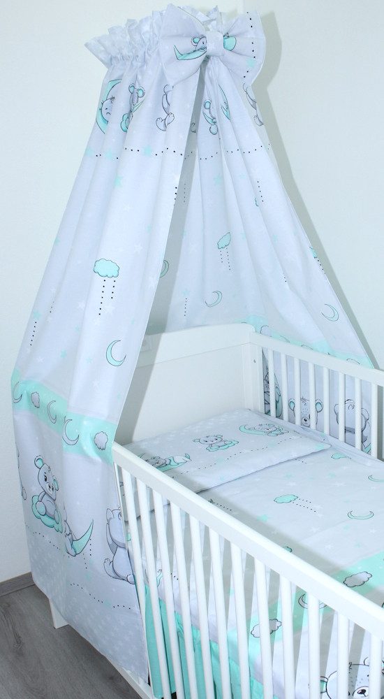 Primawela Betthimmel Vollstoff Himmel für Baby Bett Vollstoffhimmel Betthimmel
