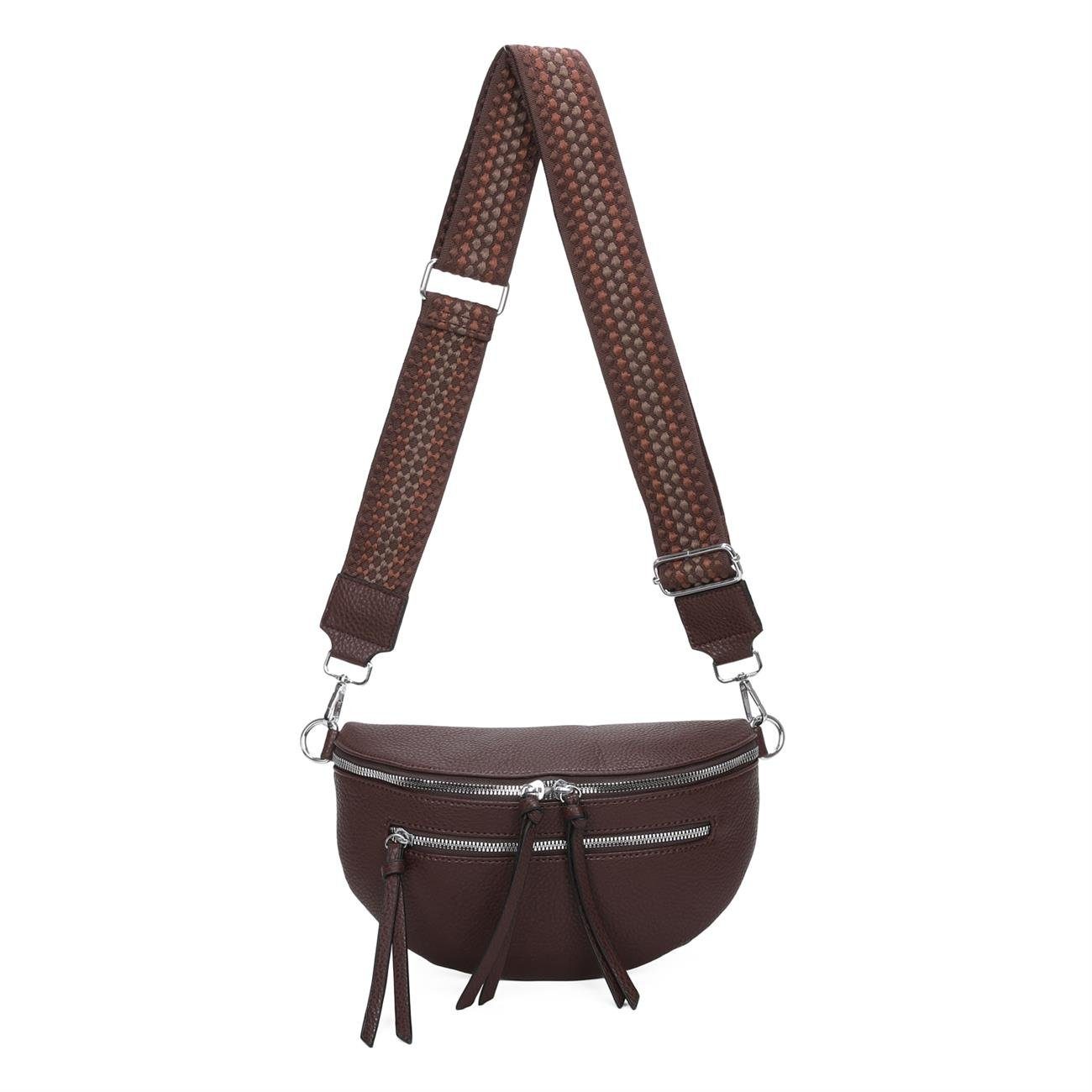 ITALYSHOP24 Schultertasche Damen Gürteltasche Umhängetasche CrossBody günstig online kaufen