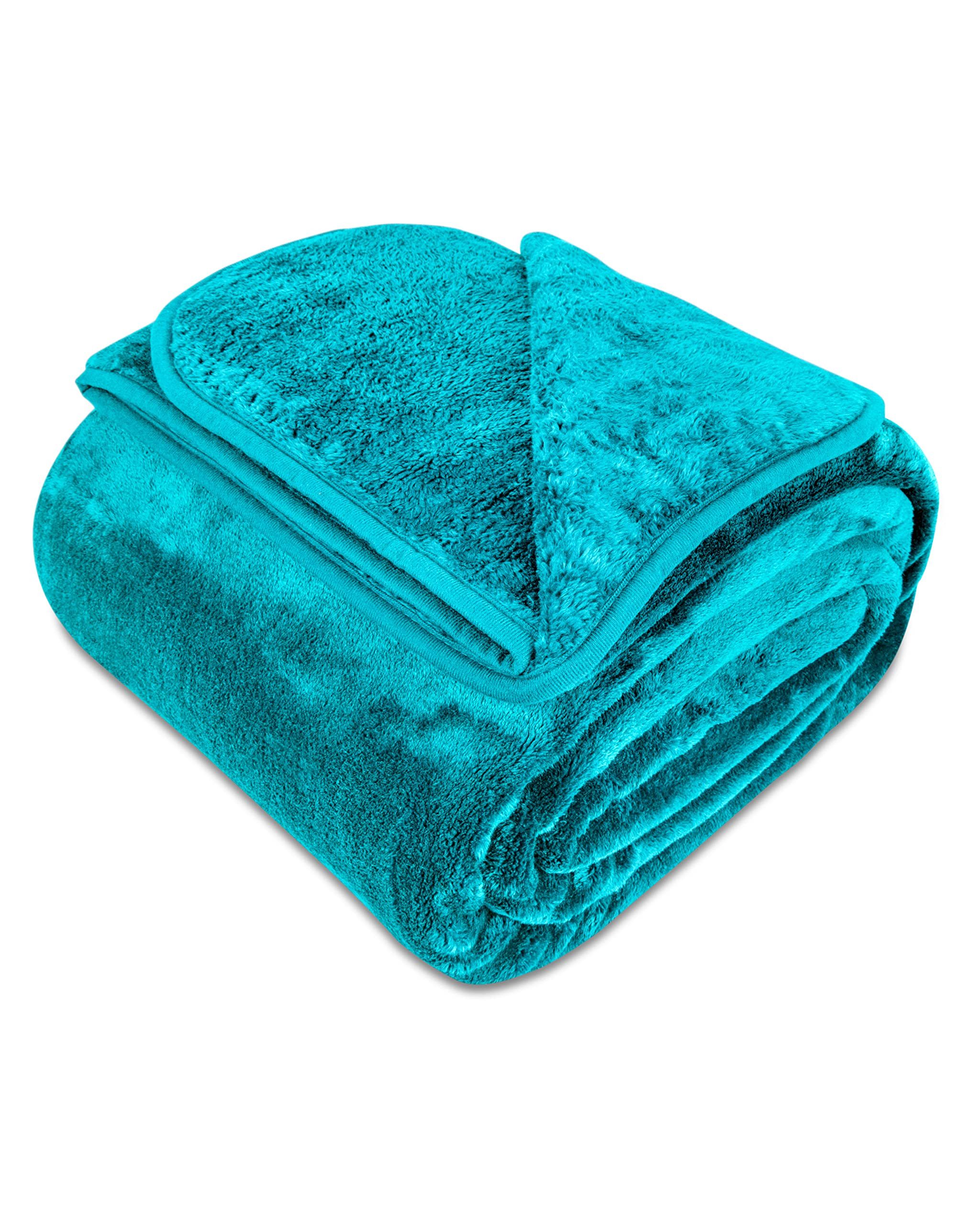 Wohndecke Cashmere-Feeling Kuscheldecke super weich & flauschig – Fleecedecke