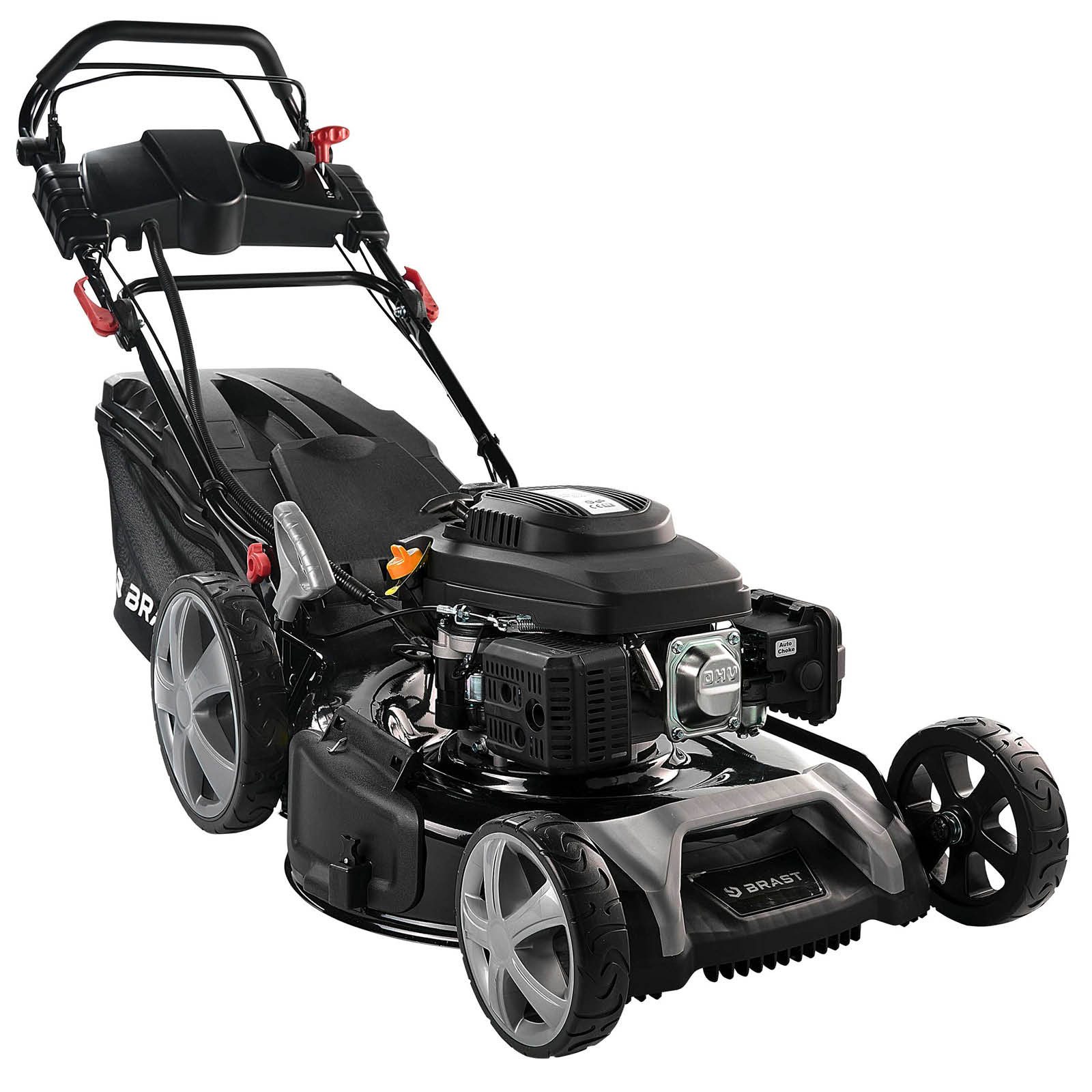 BRAST Benzinrasenmäher mit Antrieb 5,2kW (7PS)  inkl. Motoröl, TÜV, 55 cm S günstig online kaufen