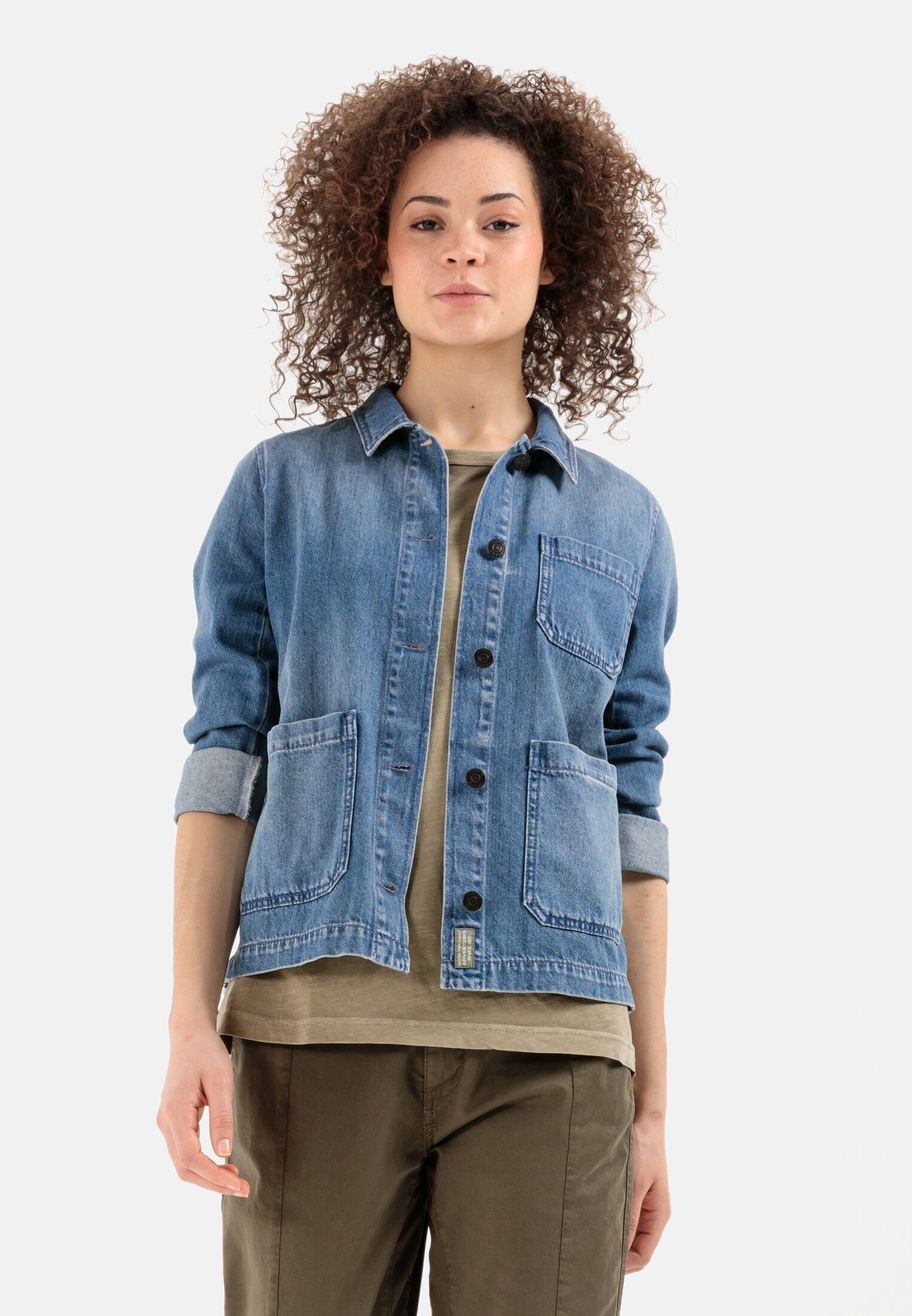 Hemdjacke mit Hemdkragen