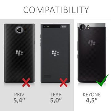 kwmobile Handyhülle Hülle für Blackberry KEYone (Key1), Silikon Handyhülle transparent - Handy Case gummiert