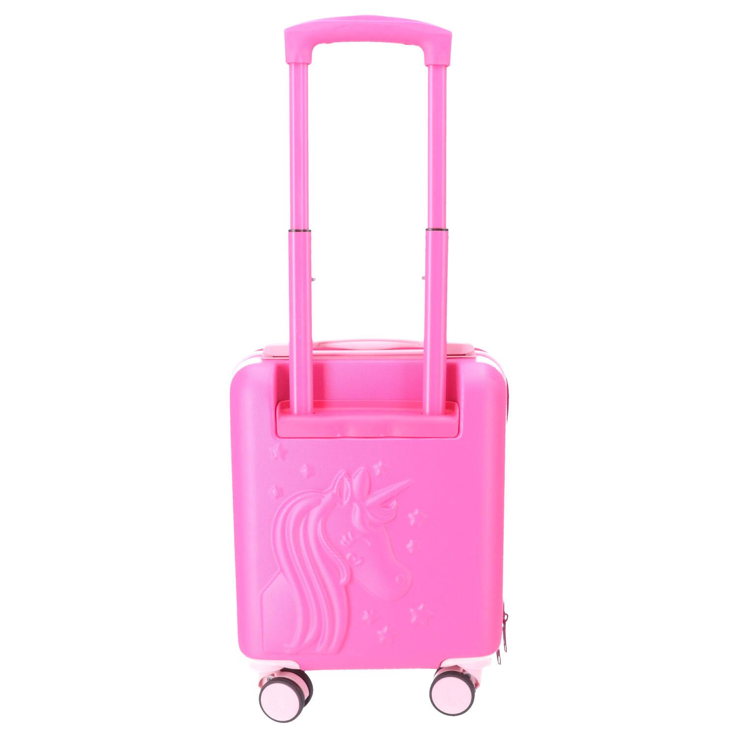 TheTrueC Koffer The TrueC Kinder Koffer Underseat Einhorn pink, 2 Rollen Rollen – Bild 4 von 5