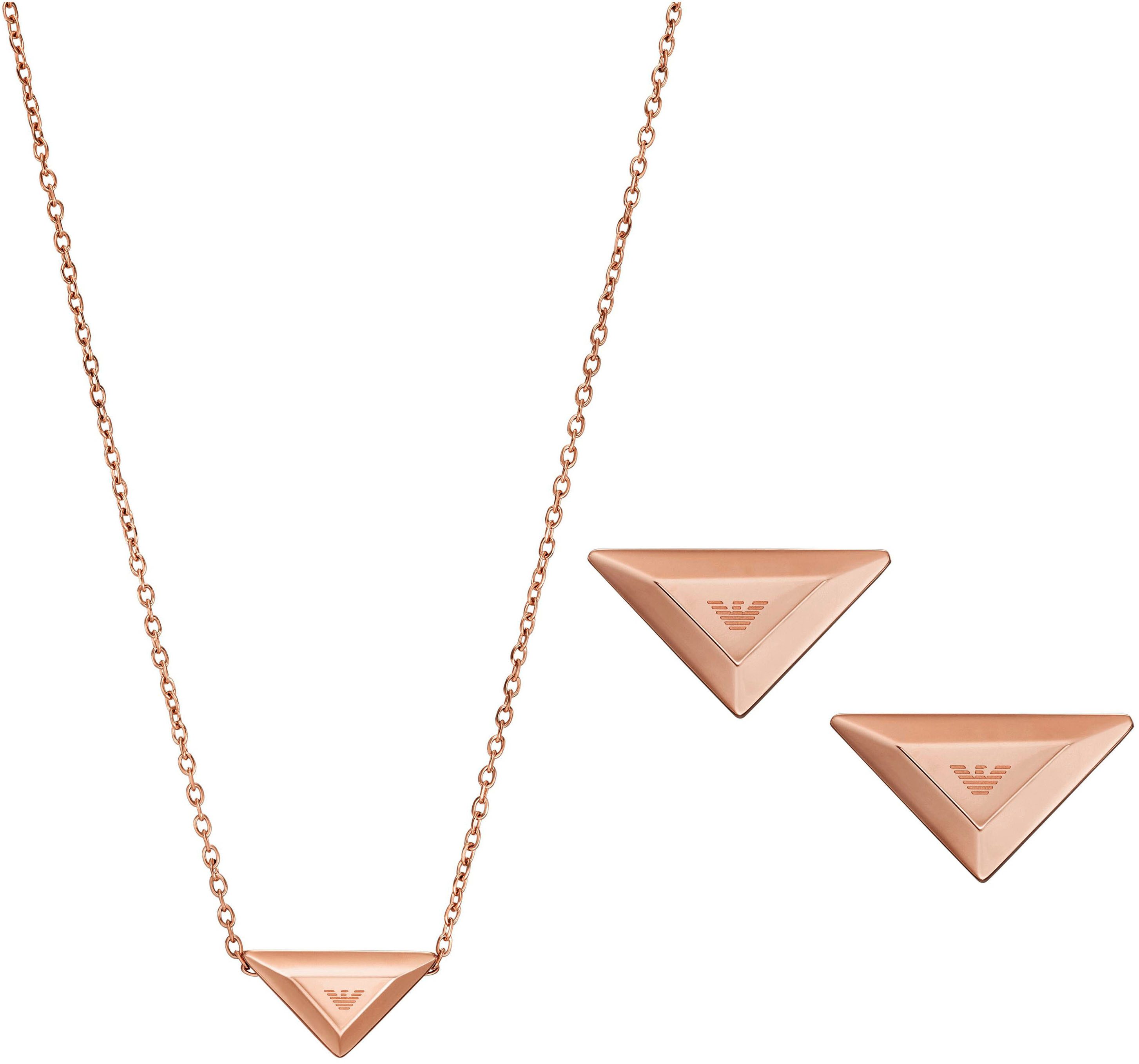 Emporio Armani Ohrring und Ketten Set Sc...