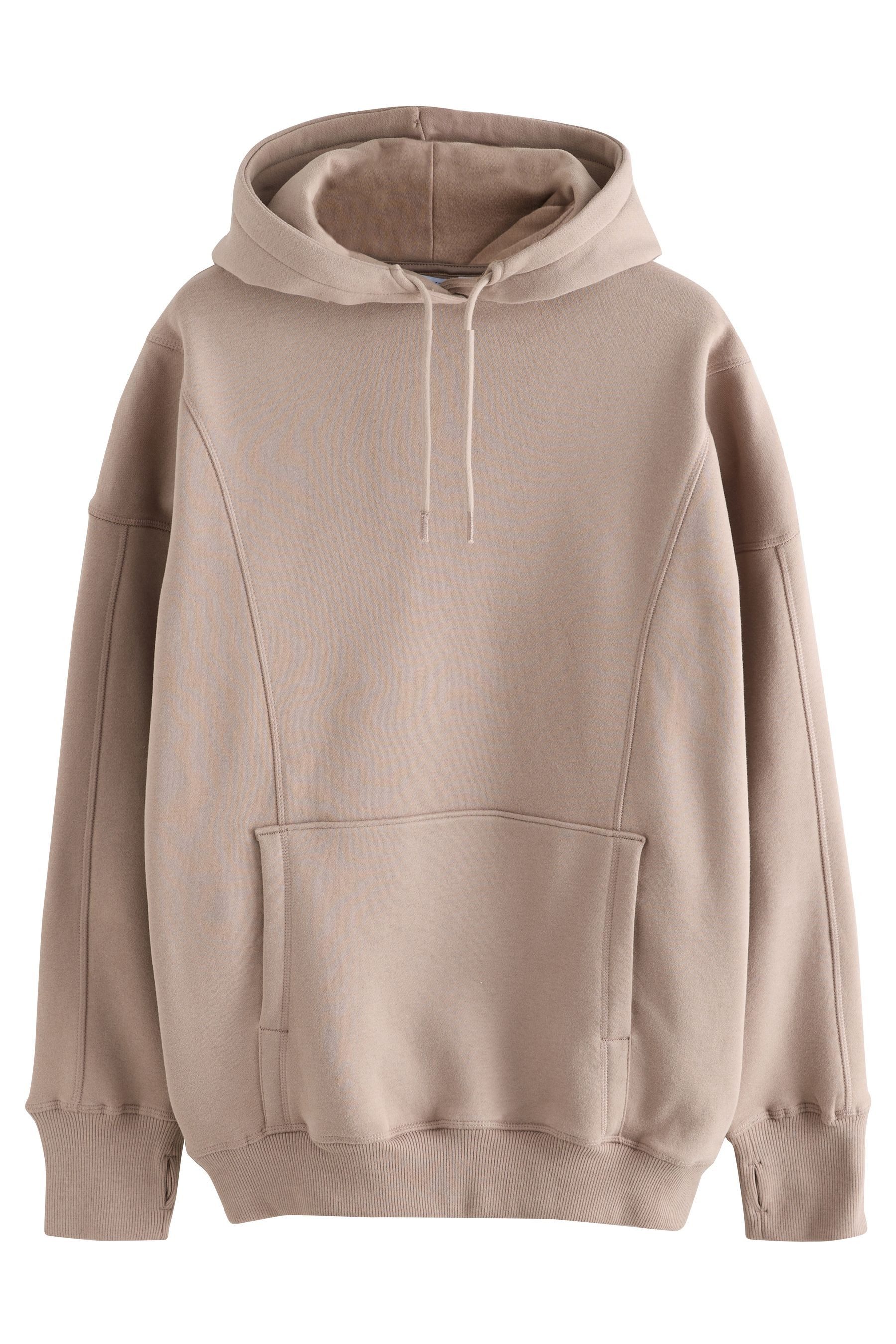 Next Kapuzenpullover Längeres Active Hoodie mit Taschen und Saumdetail (1-t günstig online kaufen