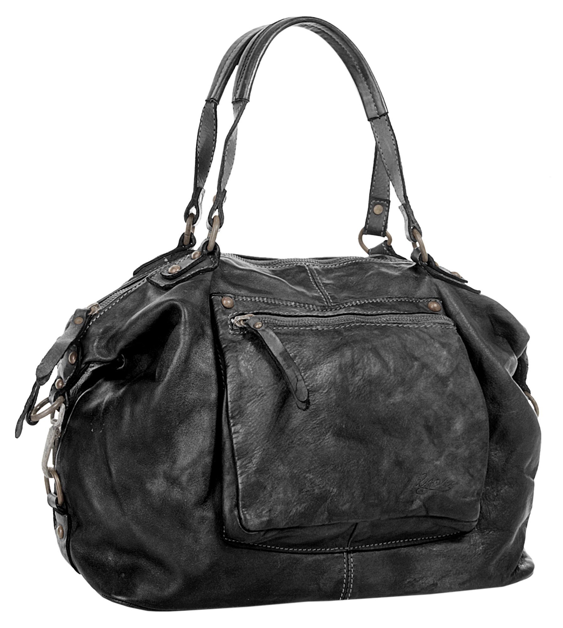X-Zone Shopper, echt Leder, Made in Italy