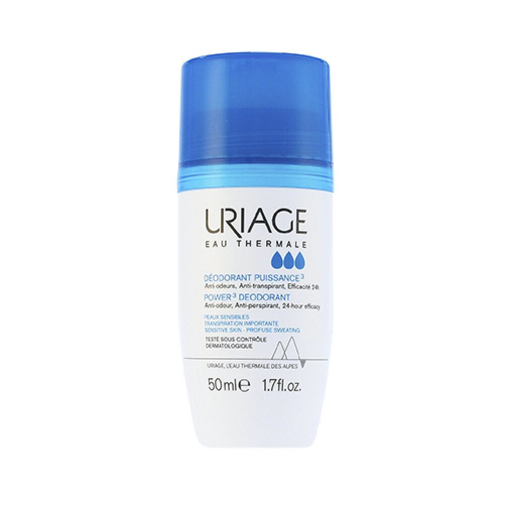 Uriage Deo-Roller Eau Thermale Power 3 Deodorant Roll-On 50ml