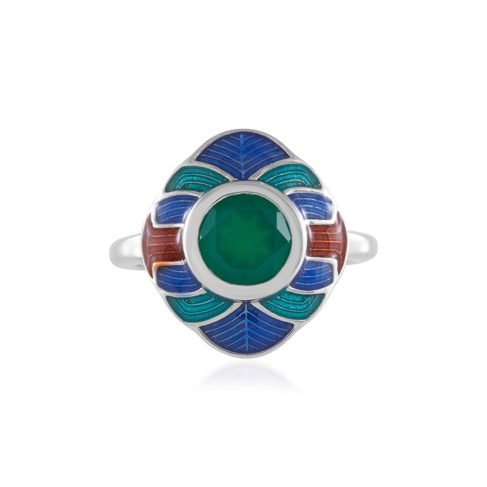 Cavill Silberring Cavill Ring Grüner Onyx günstig online kaufen