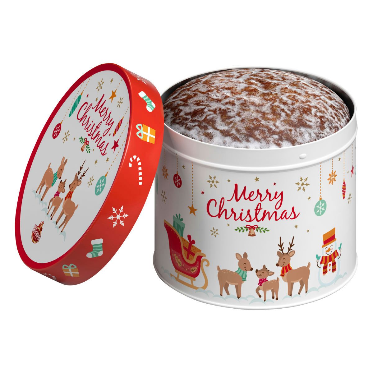 Wicklein Süßigkeit, Wicklein Weihnachtsdose Nürnberger Oblaten Lebkuchen mit Nüssen 200g