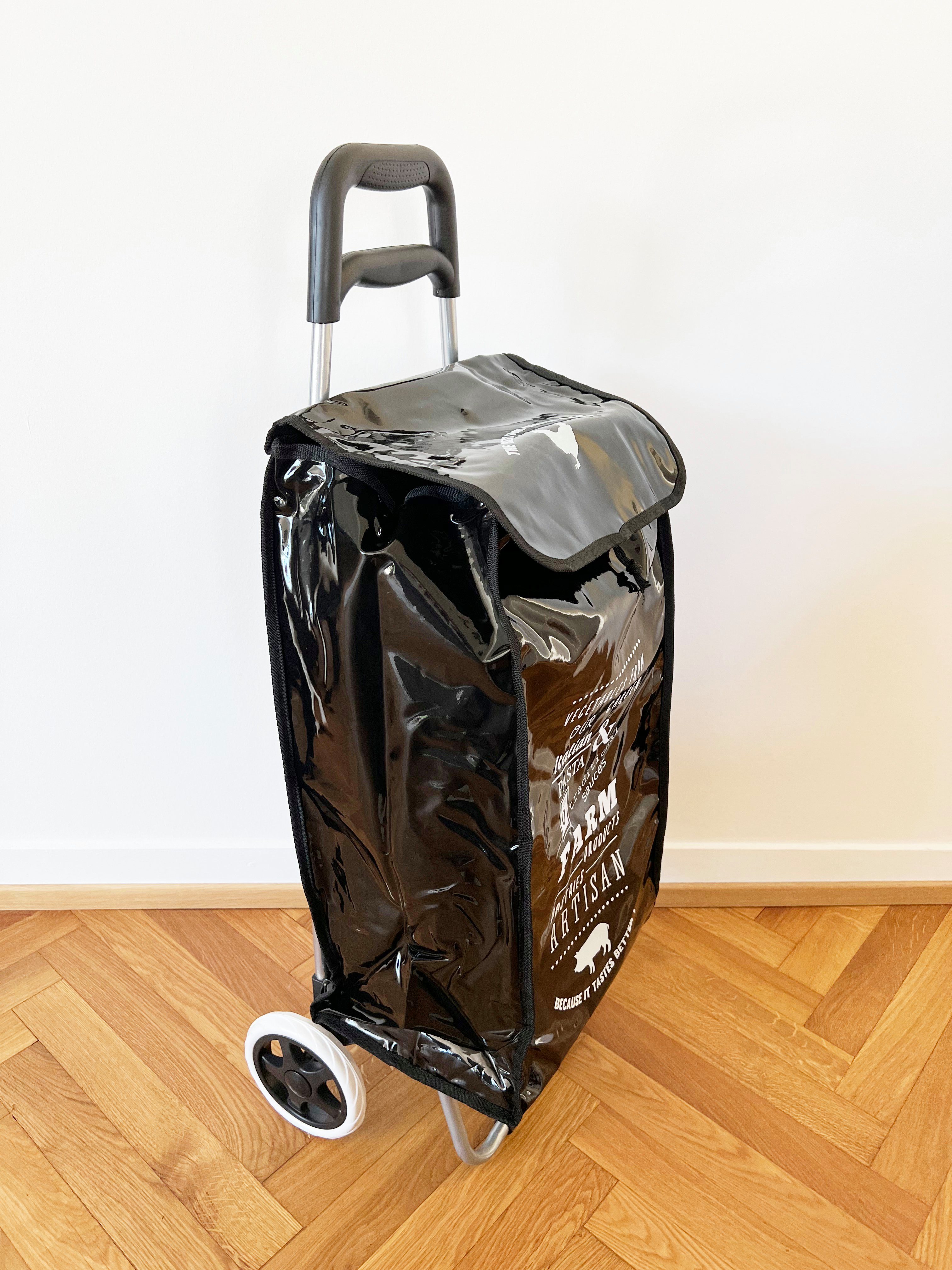 ADOB Einkaufstrolley Food, 50 l, geräuscharme Räder, Reissverschlussfach auf Rückseite, leicht