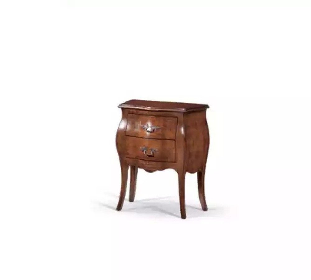 JVmoebel Nachttisch Eleganter Holz-Nachttisch im Art Deco Stil mit zwei Schubladen (1-St., Nachttisch), Made in Europa