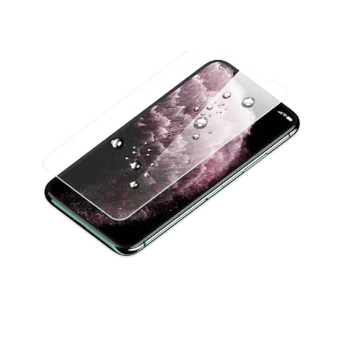 Sichtschutzfolie iPhone Fullcover passt 13 (2-St), Ventarent Apple Panzerfolie 9H für Pro,