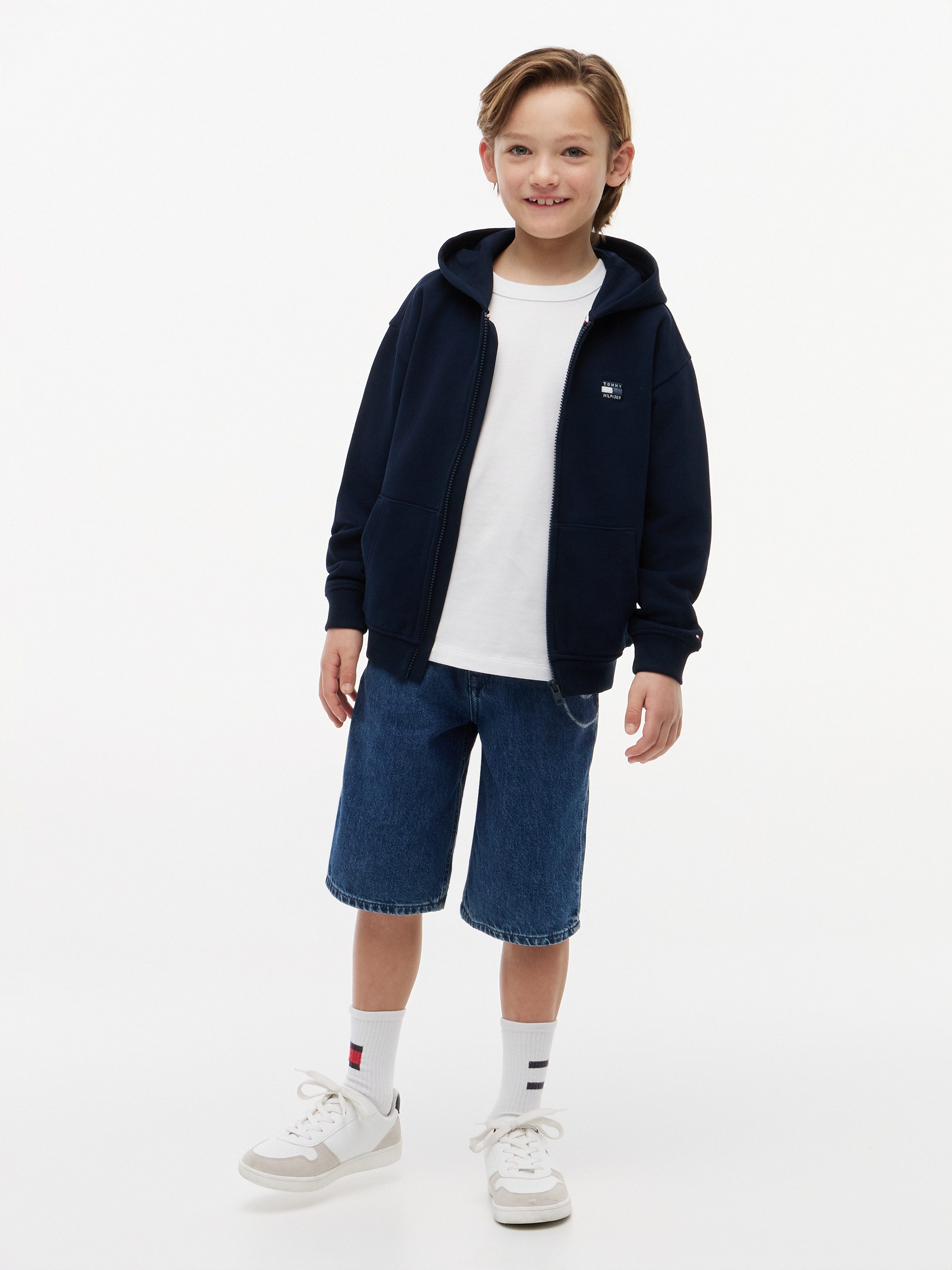 Tommy Hilfiger Kapuzensweatjacke Kinder bis 16 Jahre – Bild 4 von 5