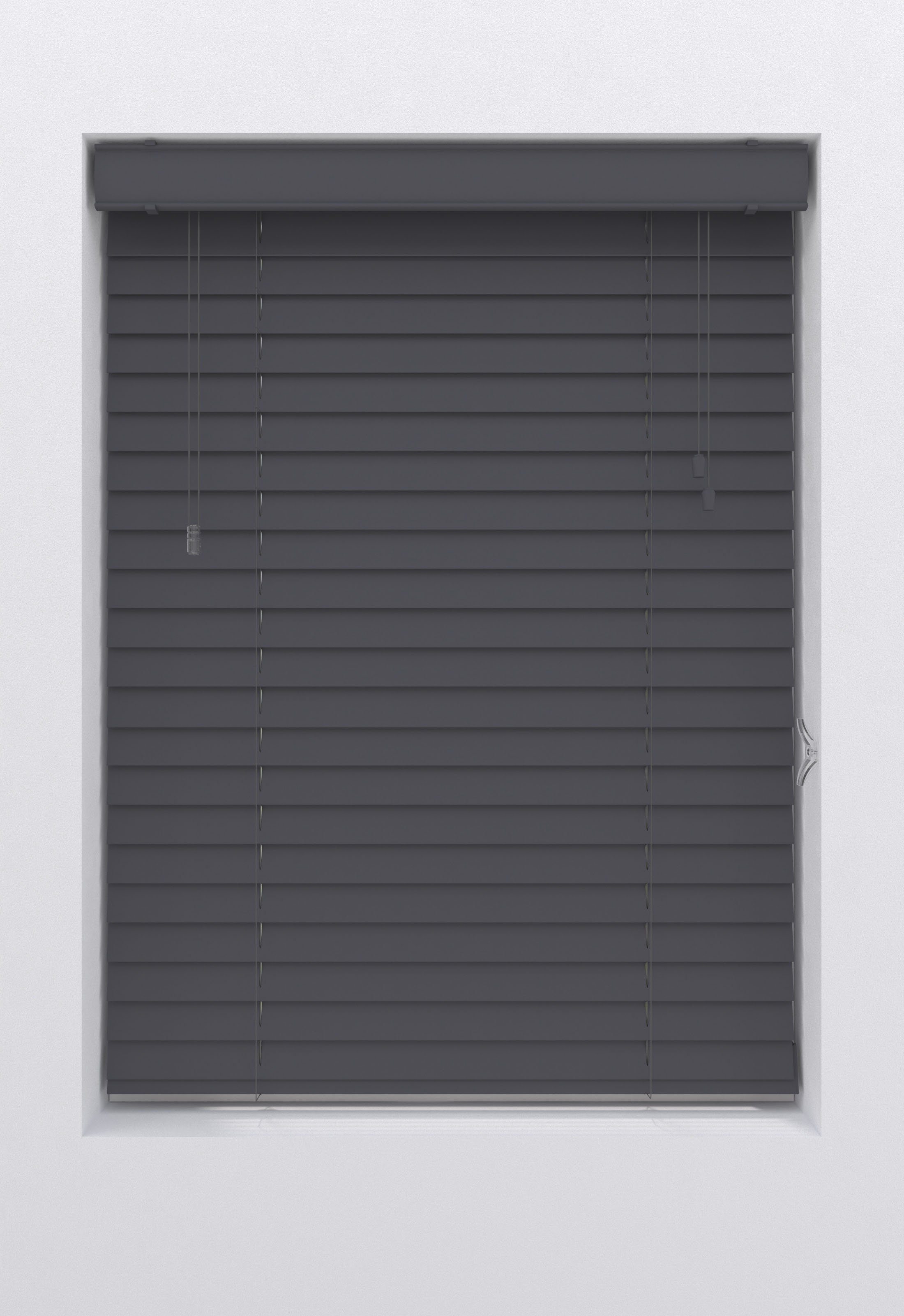 my home Jalousie »Ariane«, (1 St.), 50mm PVC Lamellen in Holzoptik, Bedienu günstig online kaufen