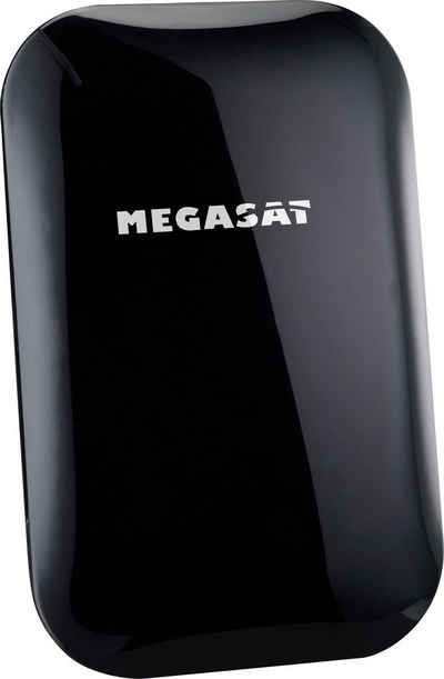 Megasat »MegaSat DVB-T 10 Aktive DVB-T/T2-Rundstrahlantenne Innenbereich Verstärkung: 28 dB Schwarz« DVB-T2 Receiver