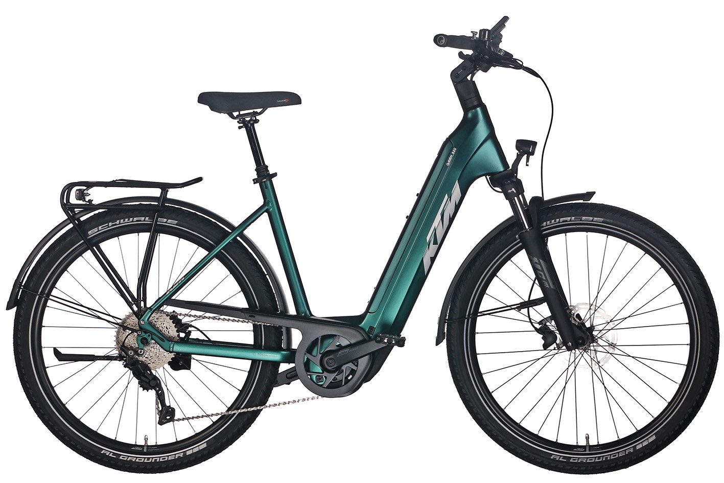 KTM E-Bike KTM Macina Gran 820 800 Wh Damen grün 2025, 10 Gang Shimano Deore M4120-10 SGS shadow, Kettenschaltung, Bosch Performance Line CX GEN5 smart System, 800 Wh