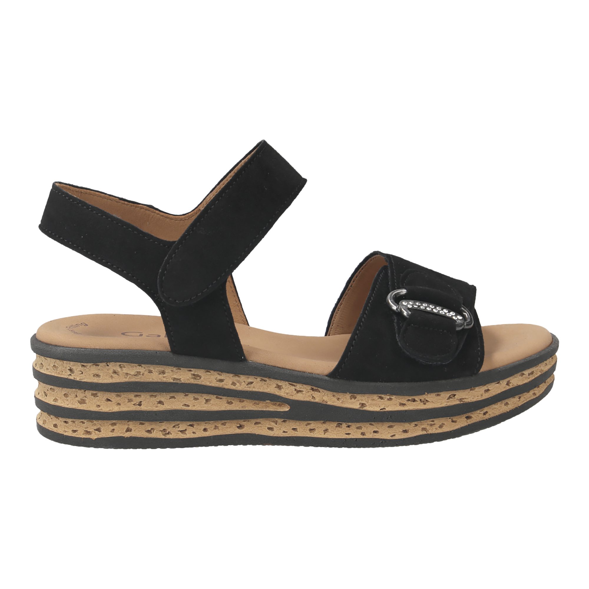 Gabor 44.554.17, Sandaletten, Schwarz, Damen Sandalette