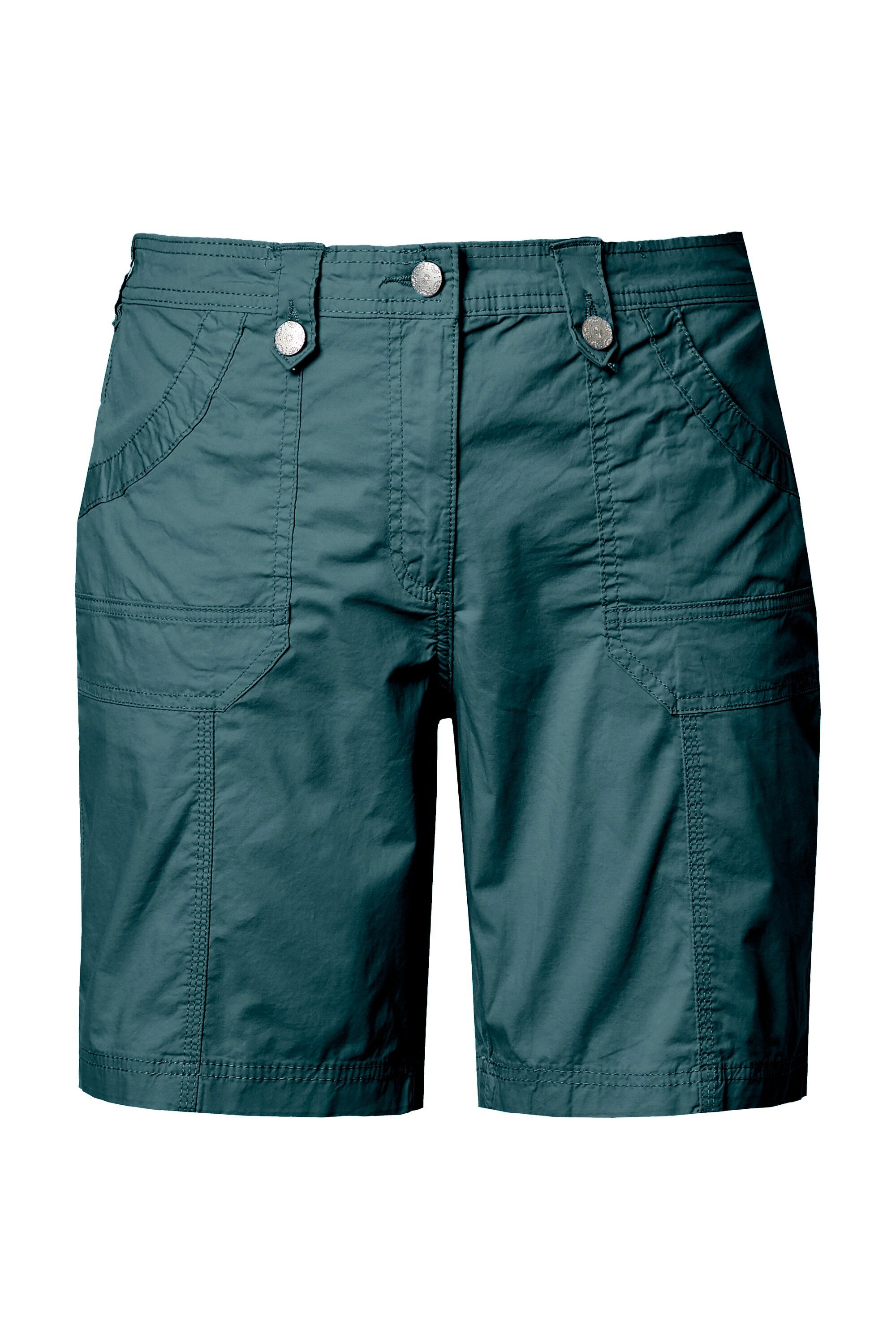 Ulla Popken Funktionshose Cargo-Bermuda Komfortbund 4-Pocket-Schnitt günstig online kaufen