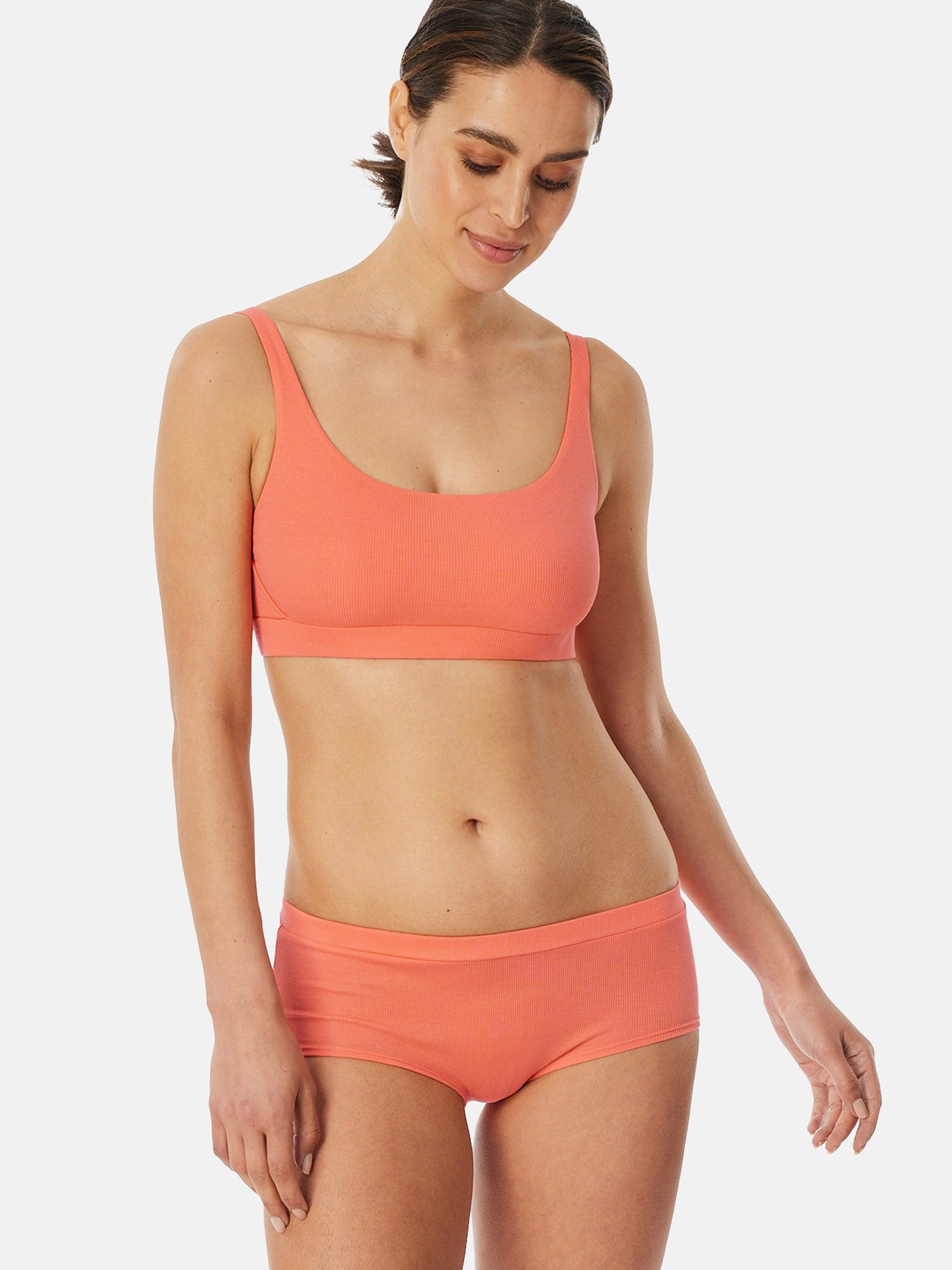 Schiesser Bustier Pure Rib bh bra-lette bustier
