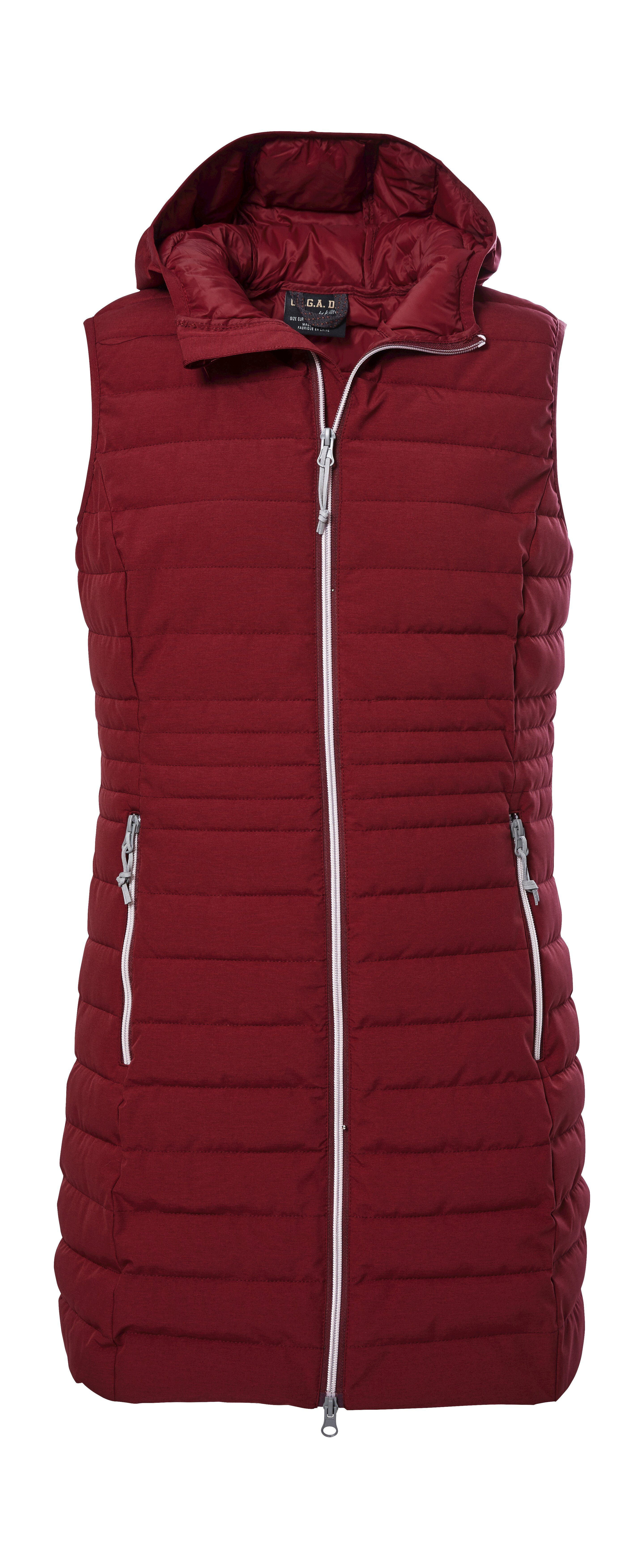 G.I.G.A. DX by killtec Steppweste GW 51 WMN QLTD VST Leichte, wasser- und windabweisende Damen-Steppweste mit Kapuze