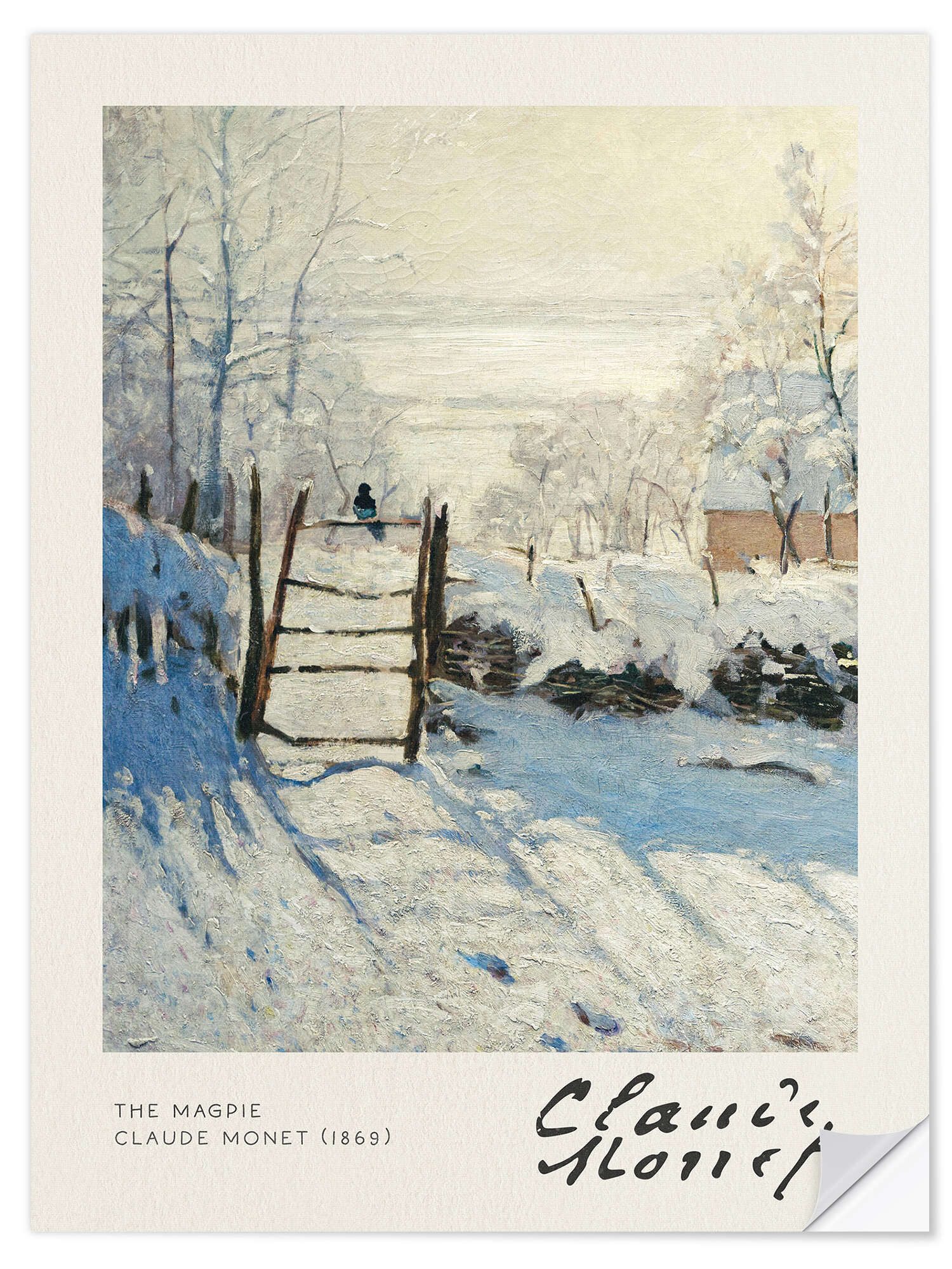 Wandfolie Claude Monet