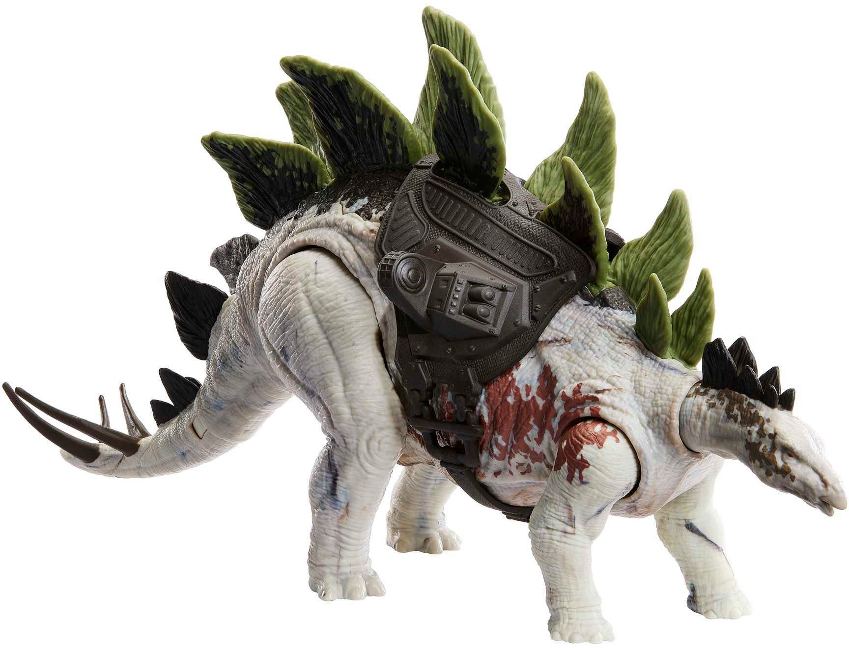 Mattel® World Jurassic Large Stegosaurus - Trackers Actionfigur New