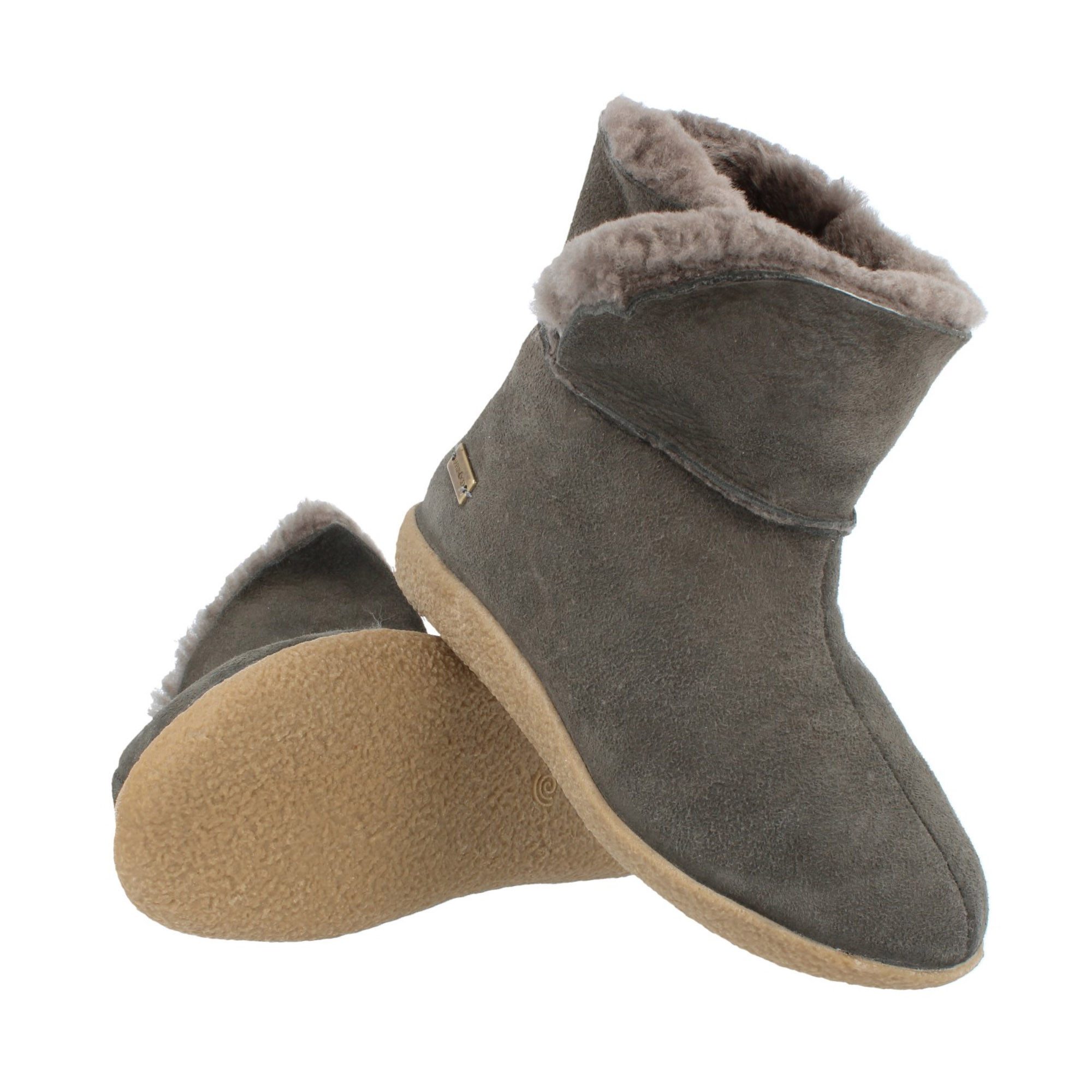 Haflinger Lemmi Lammfell Hausschuhe Stiefel Unisex Hausschuh