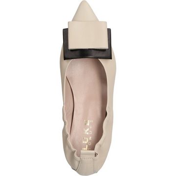 Lüke Schuhe INGRID CREMA-NERA Ballerina