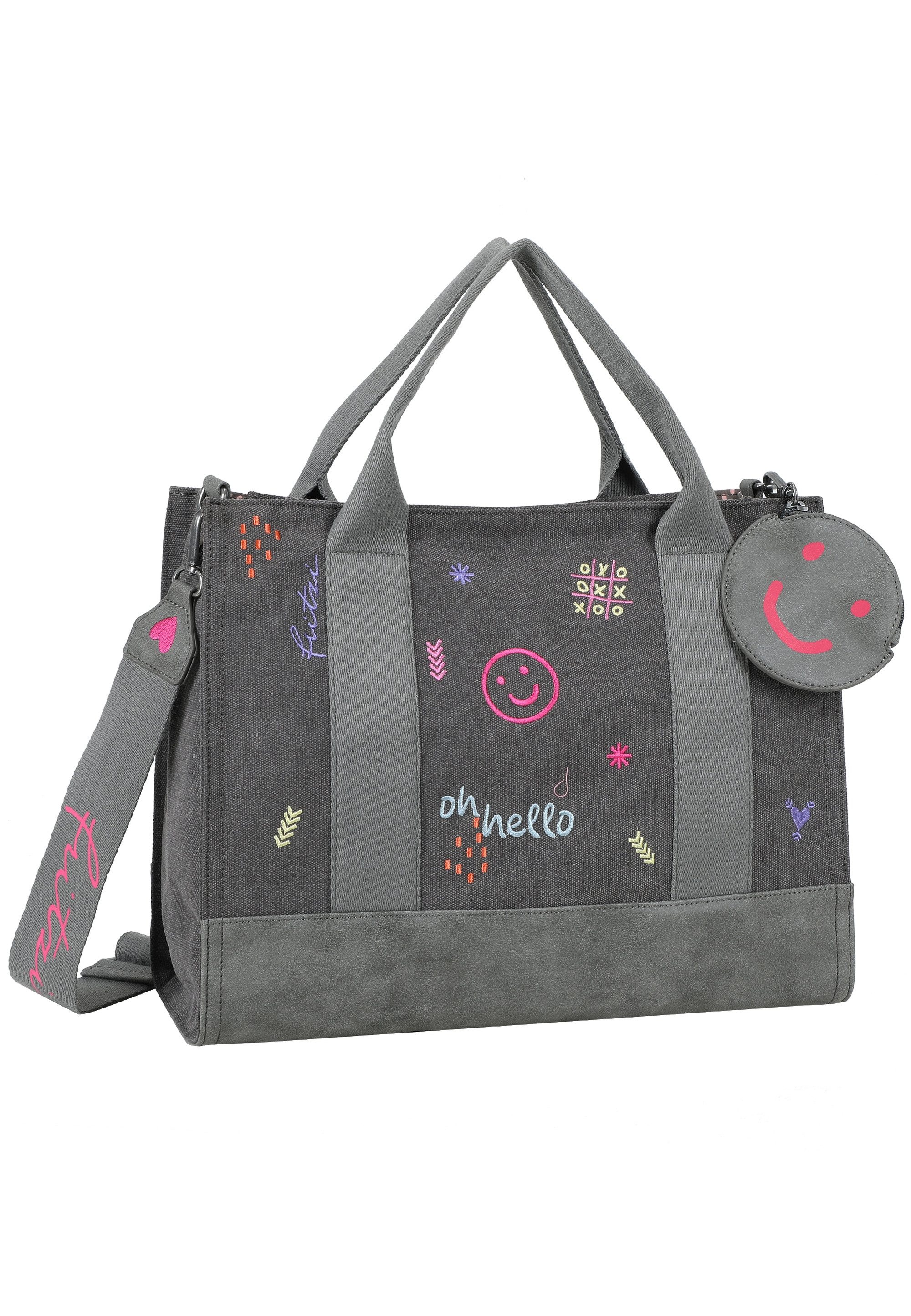 Fritzi aus Preußen Henkeltasche Tote Bag Limited Embro Fun, mit tollen Stick-Details
