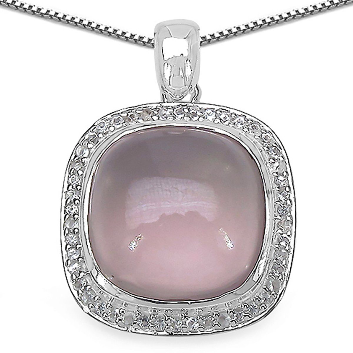 XEN Kette mit Anhänger rosa...