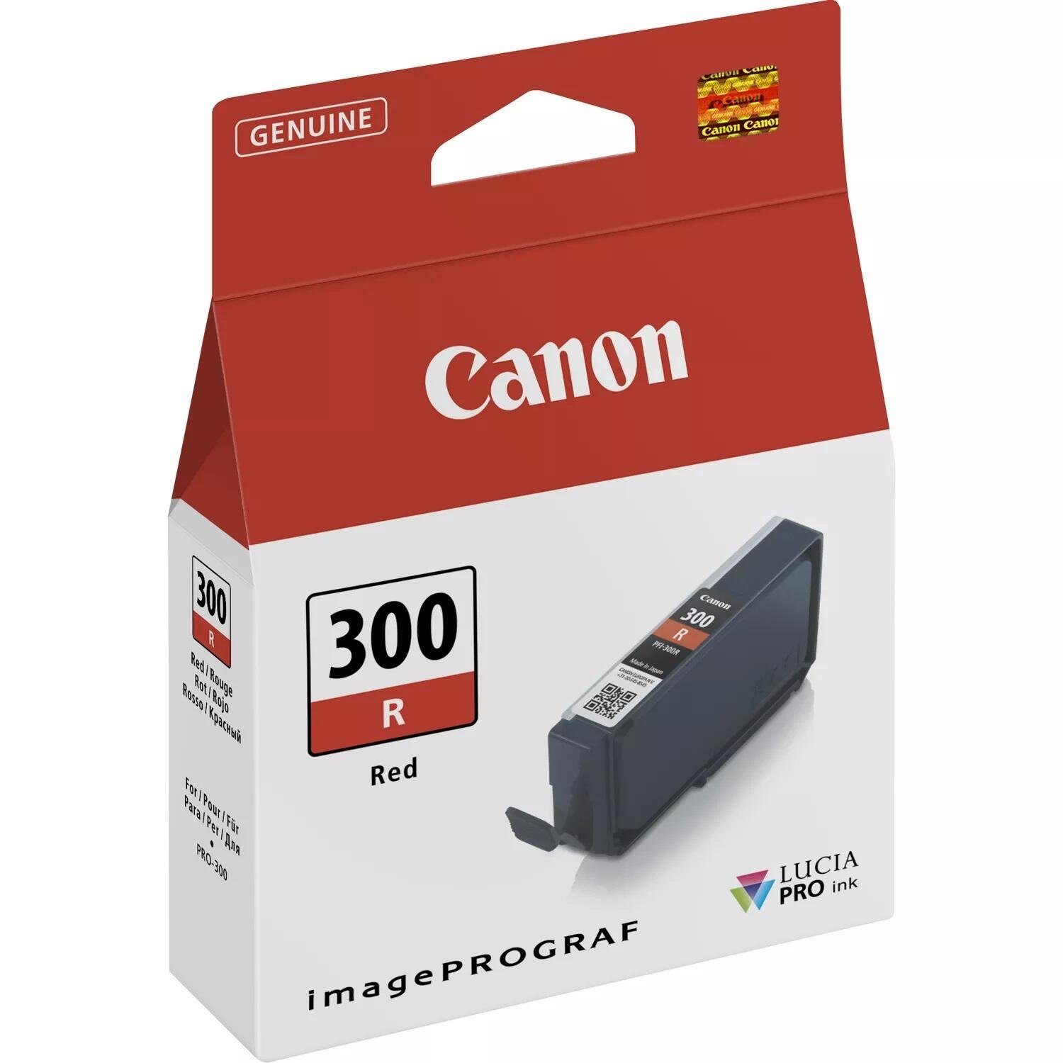 Canon Canon PFI-300R Druckerpatrone rot Tintenpatrone