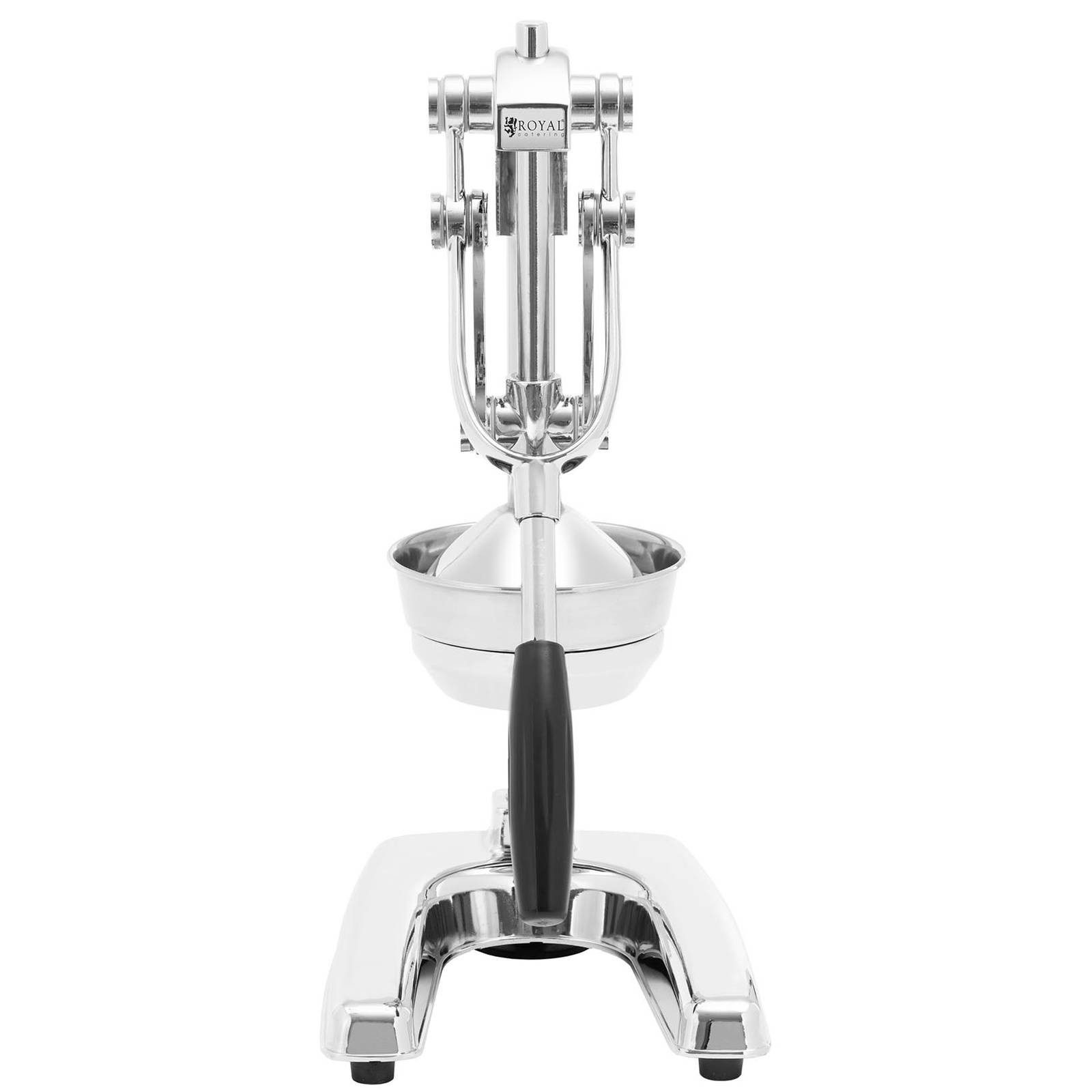 Royal Catering Zitruspresse Saftpresse Edelstahl 1-Hand-Bedienung Orangenpresse Saugfüße – Bild 3 von 3