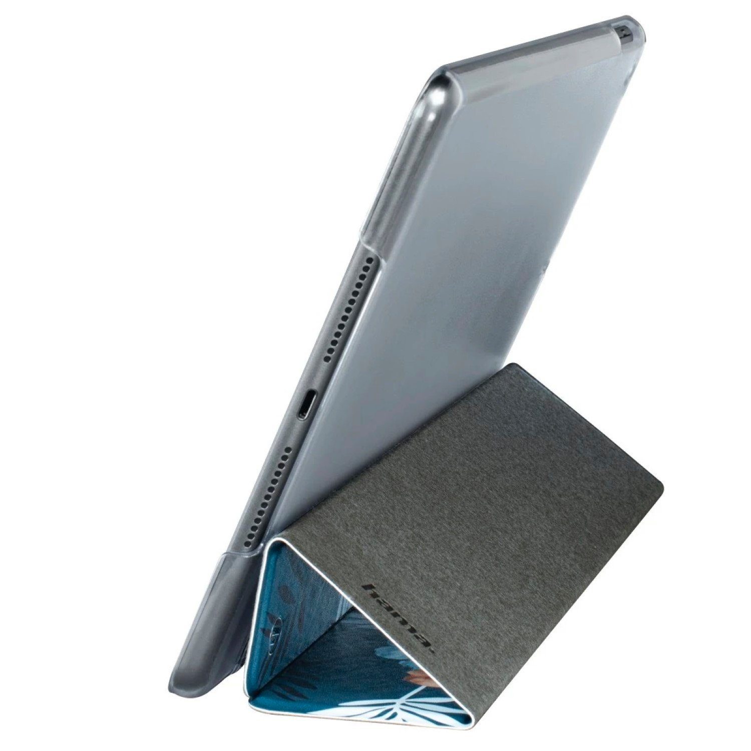 Hama Tablet-Hülle Smart Case BotanicTasche Cover Hülle Bag Blau, Standfunktion, für Apple iPad 7 2019 / iPad 8 2020 / iPad 9 2021 10,2" – Bild 5 von 5